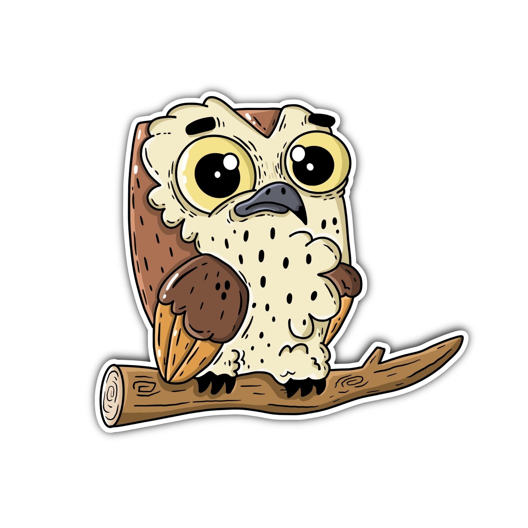 Owl Mount Sticker - Mike Bennett Studios