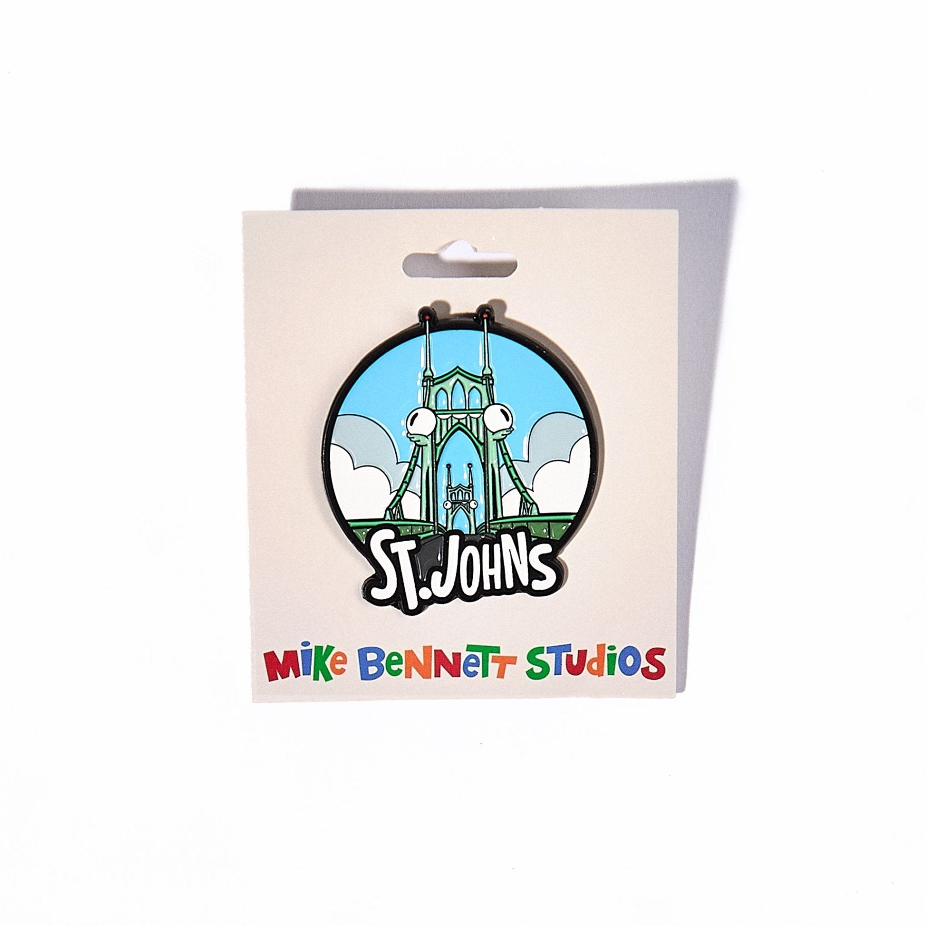 St. Johns Bridge, Portland Enamel Pin - alternate