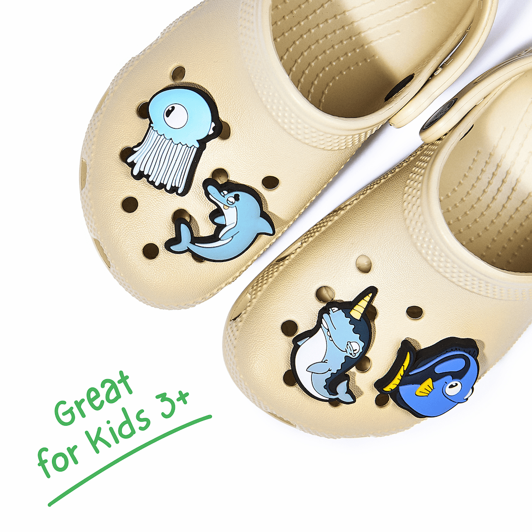 Blue Portland Aquarium Character Charm Set - Mike Bennett Studios