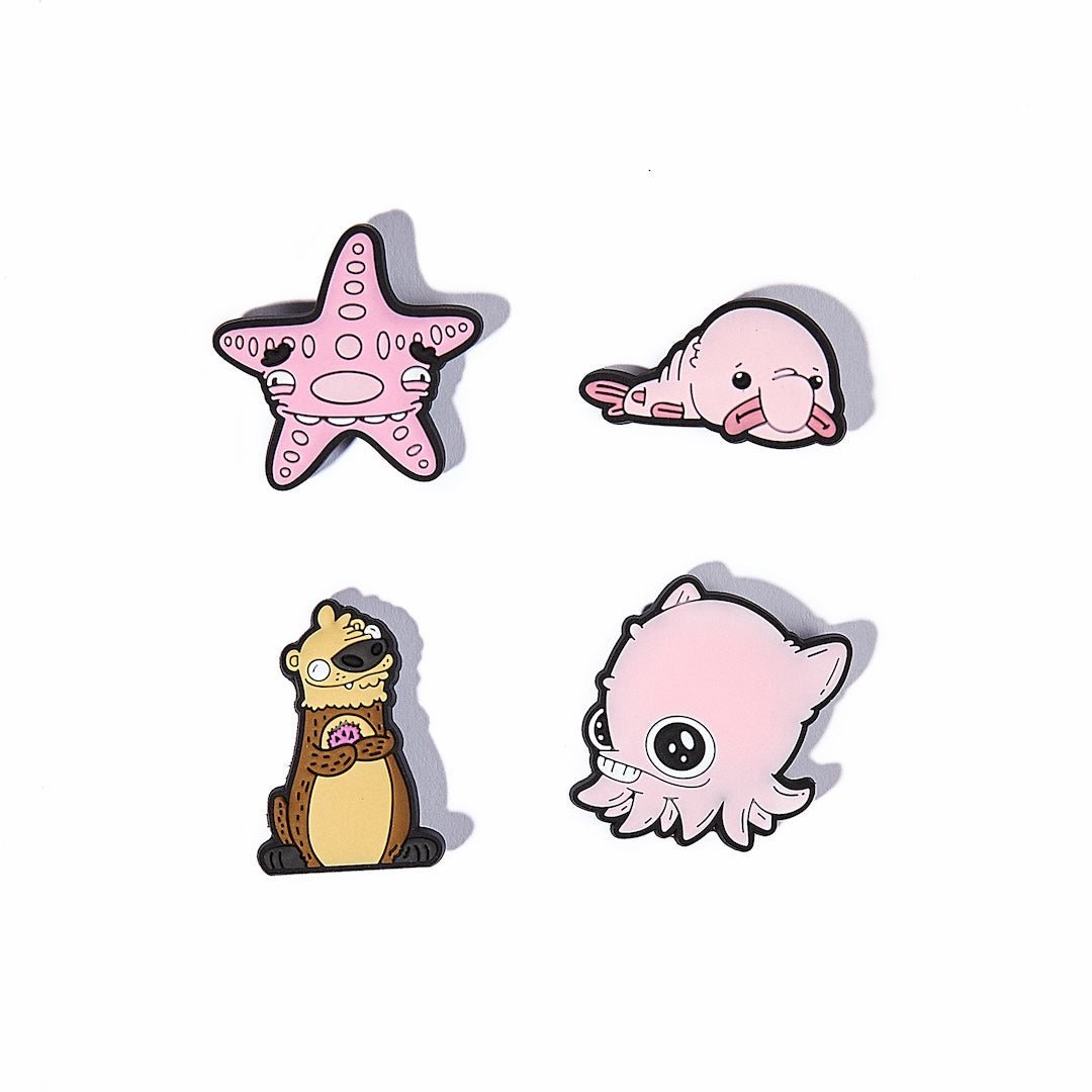 Pink Portland Aquarium Character Charm Set - alternate