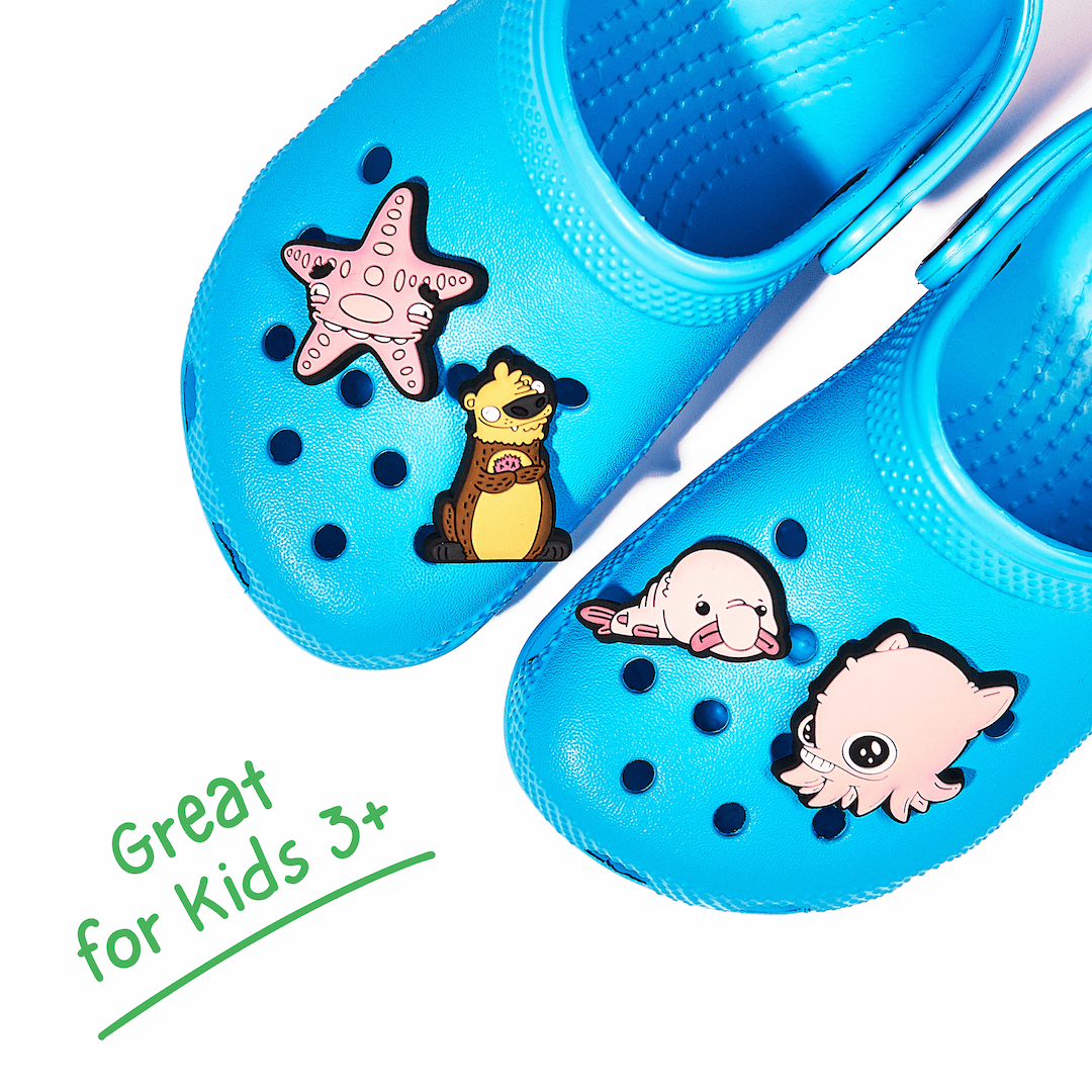 Pink Portland Aquarium Character Charm Set - Mike Bennett Studios