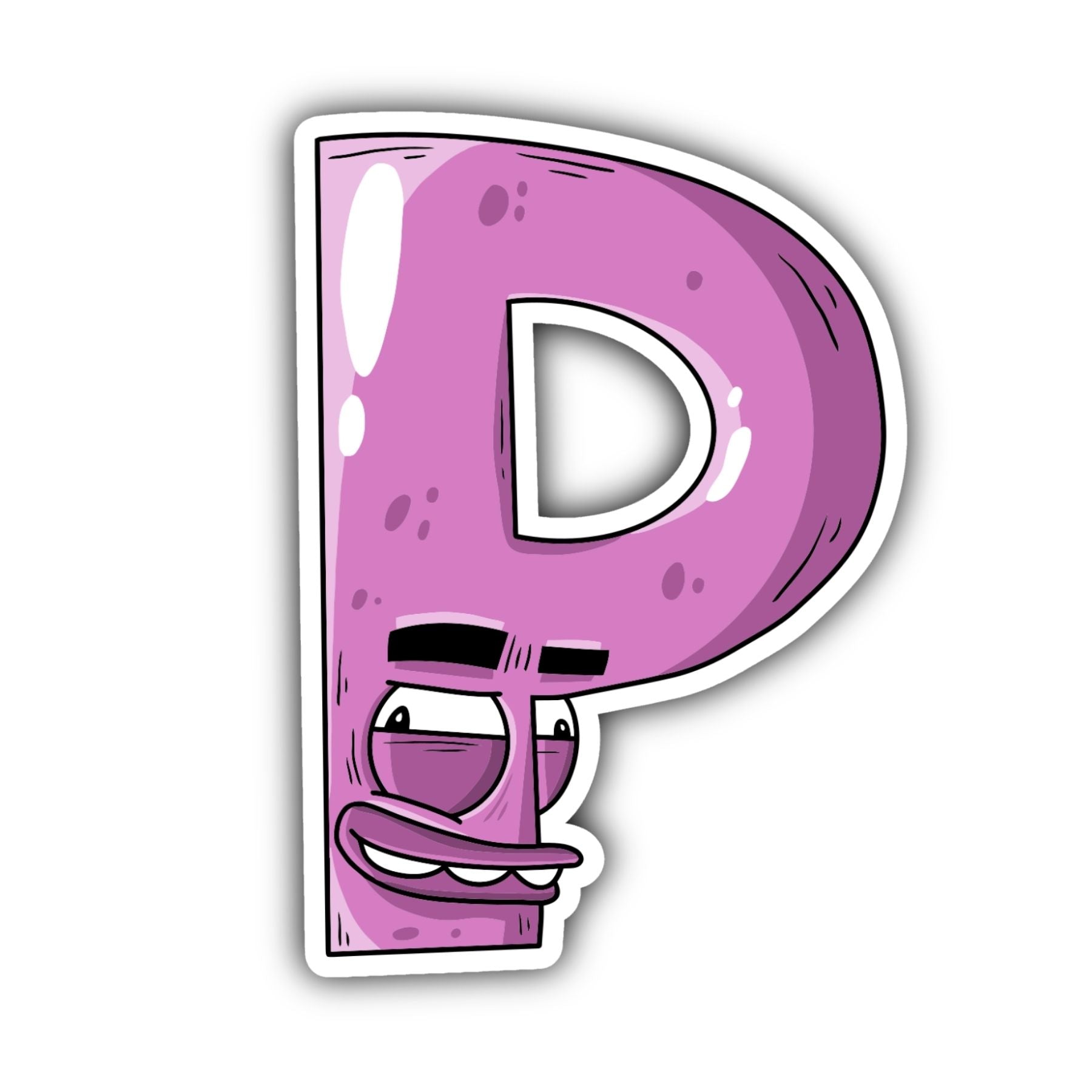 P Letter Sticker - Mike Bennett Studios