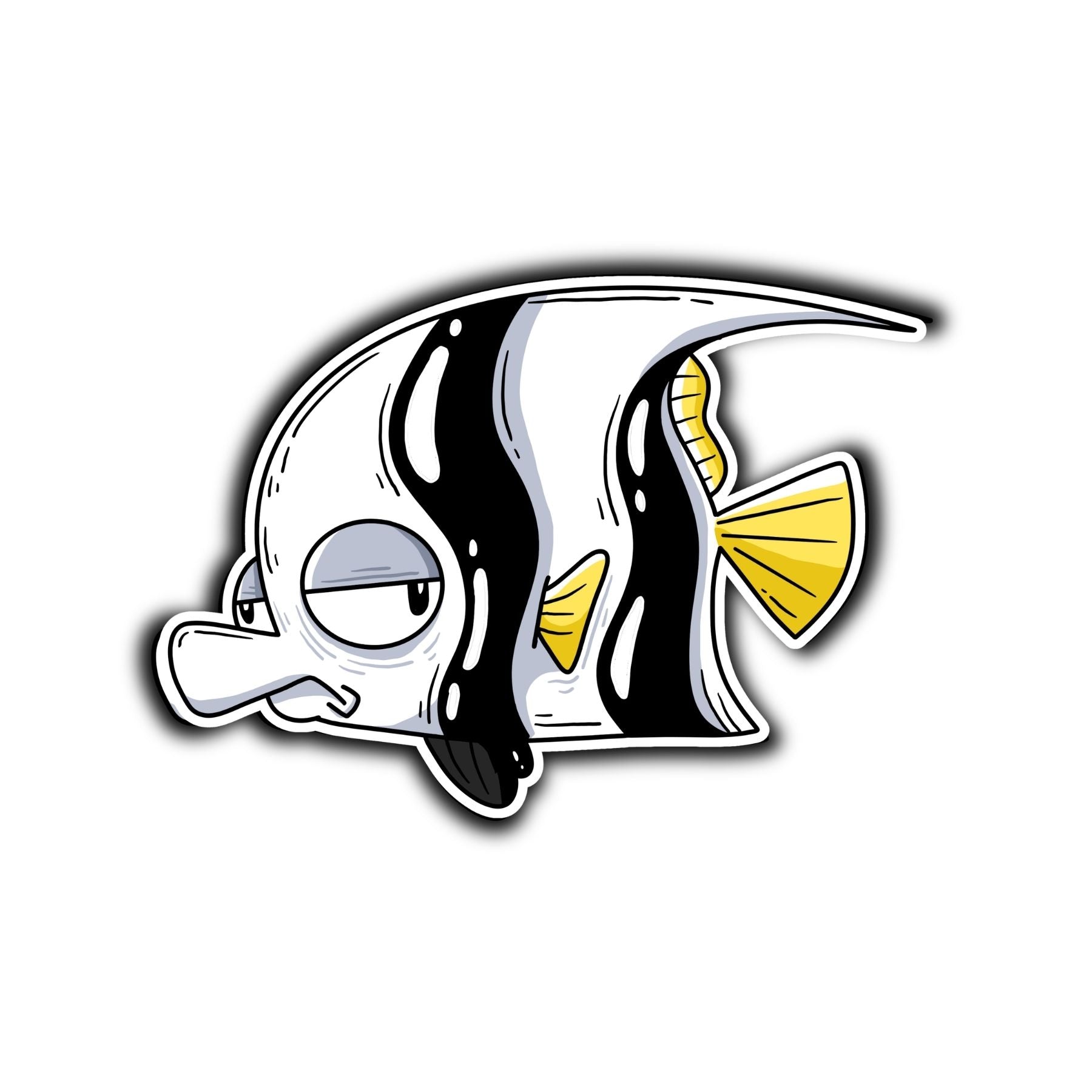 Pennant Coralfish Sticker - Mike Bennett Studios