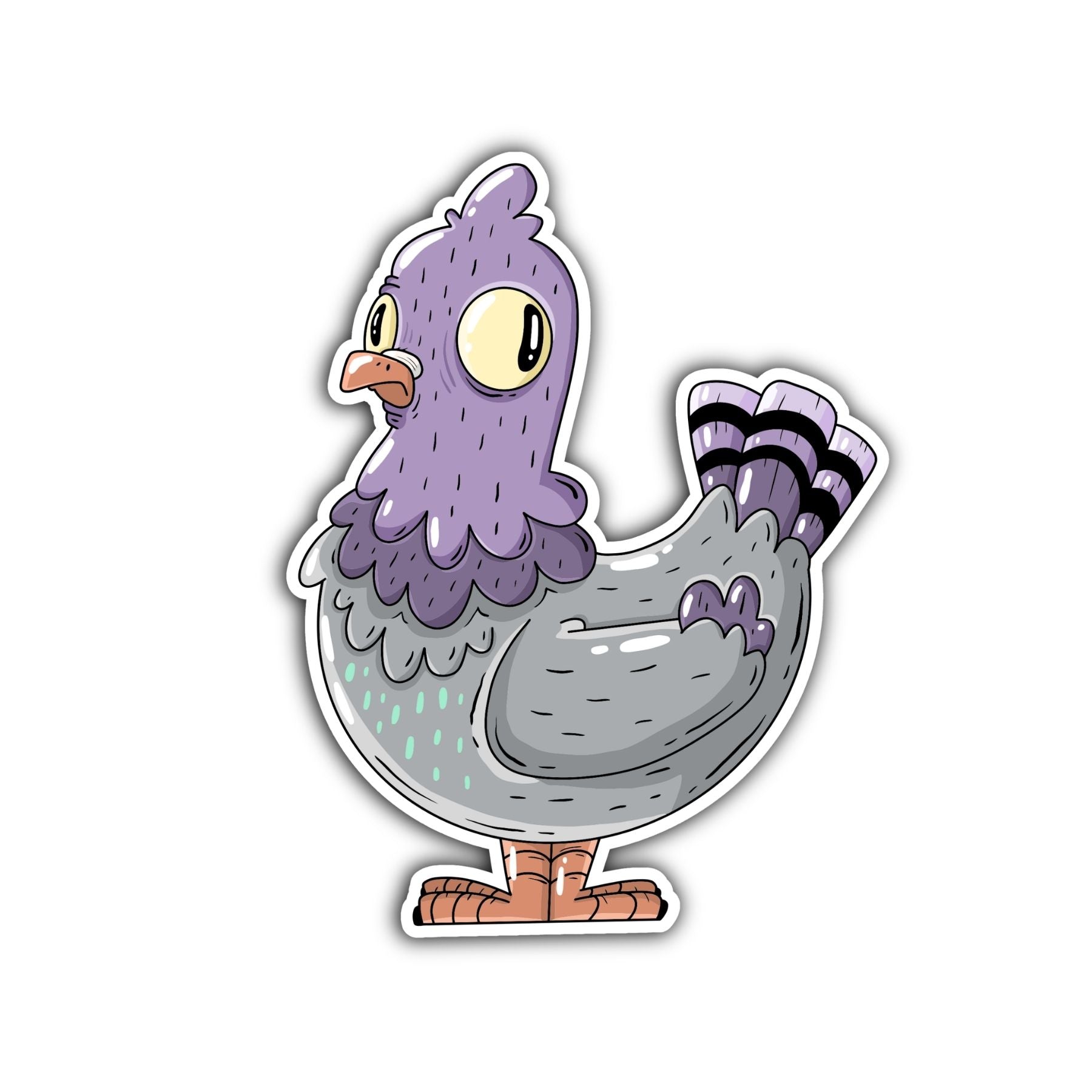 Pigeon Sticker - Mike Bennett Studios