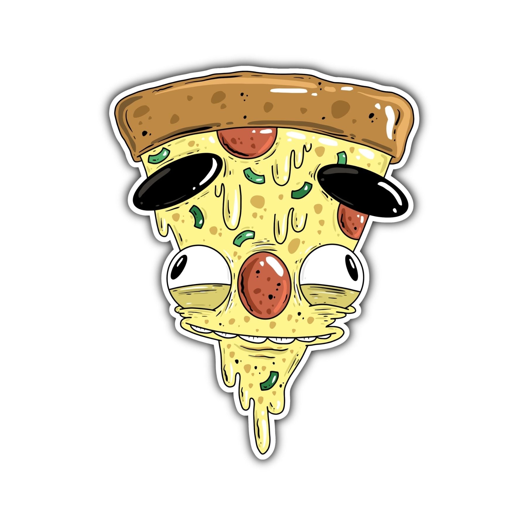 Pizza Slice Sticker - Mike Bennett Studios