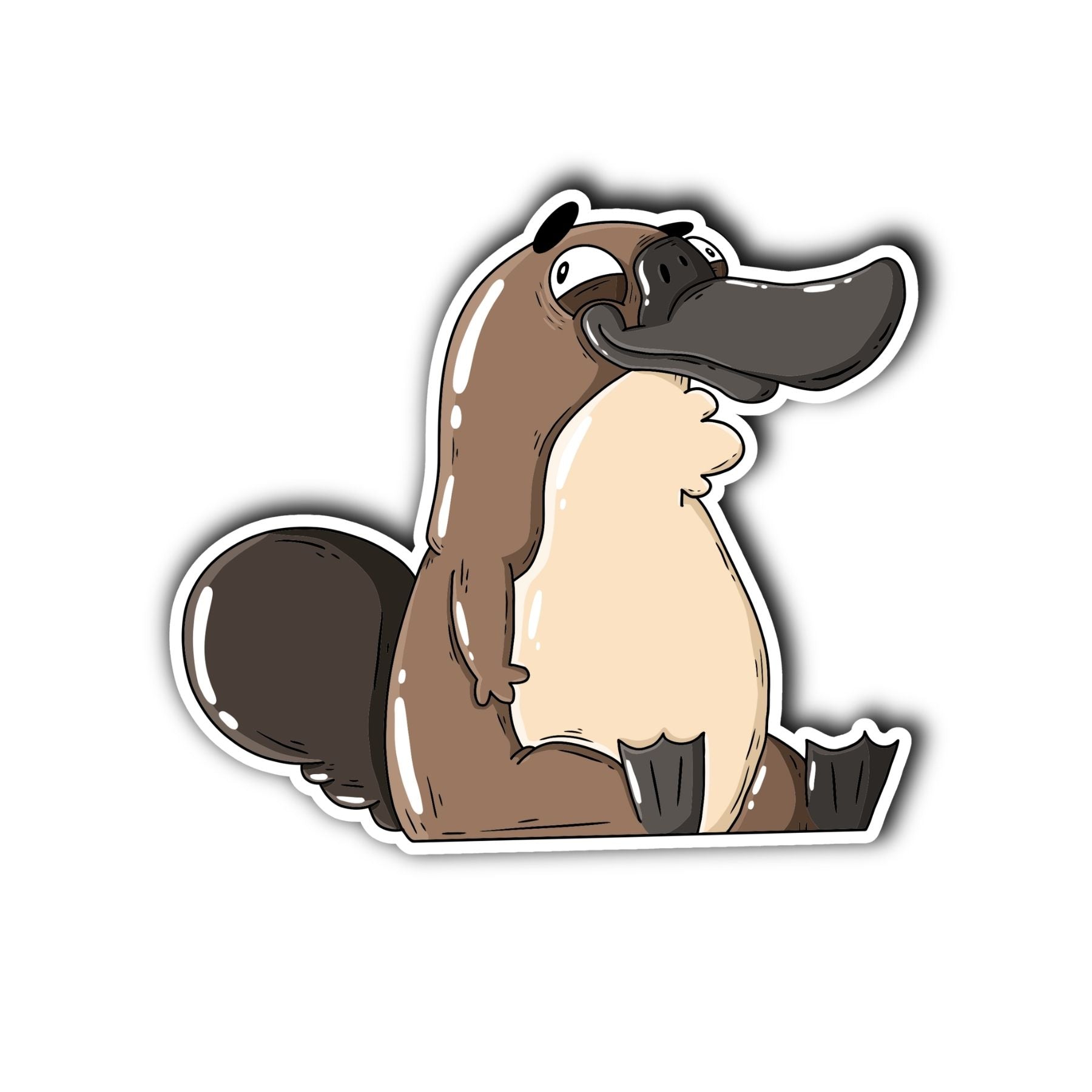 Platypus Sticker - Mike Bennett Studios