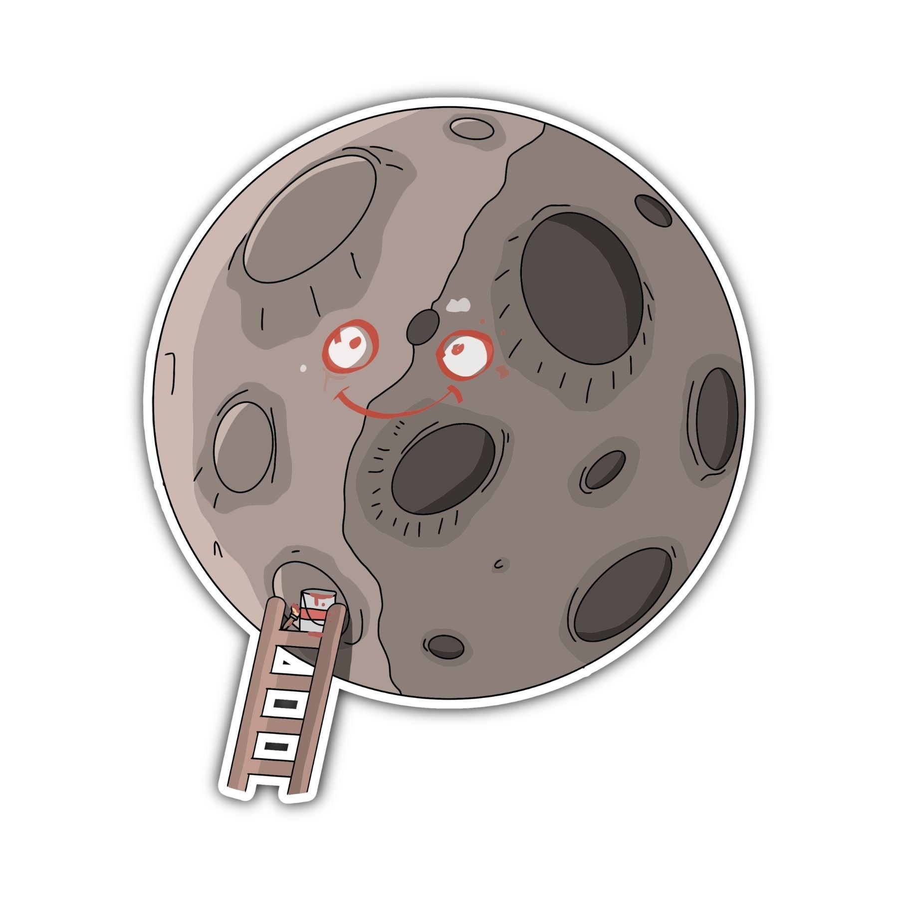 Pluto Planet Sticker - Mike Bennett Studios