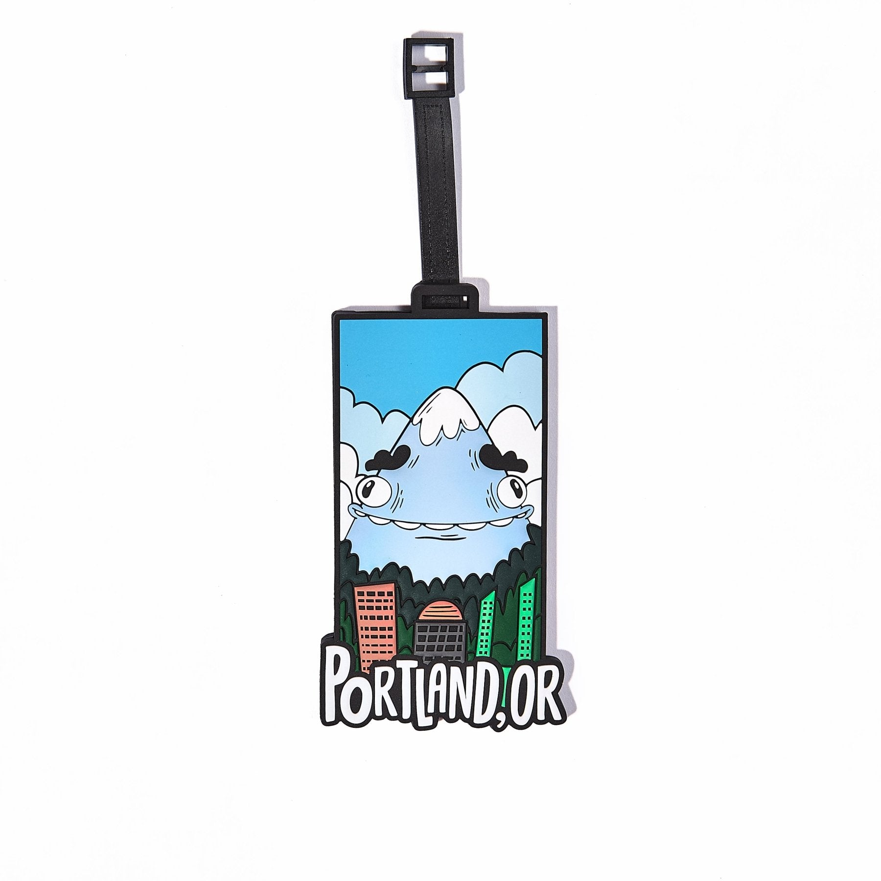 Mt. Hood, Portland Luggage Tag - Mike Bennett Studios