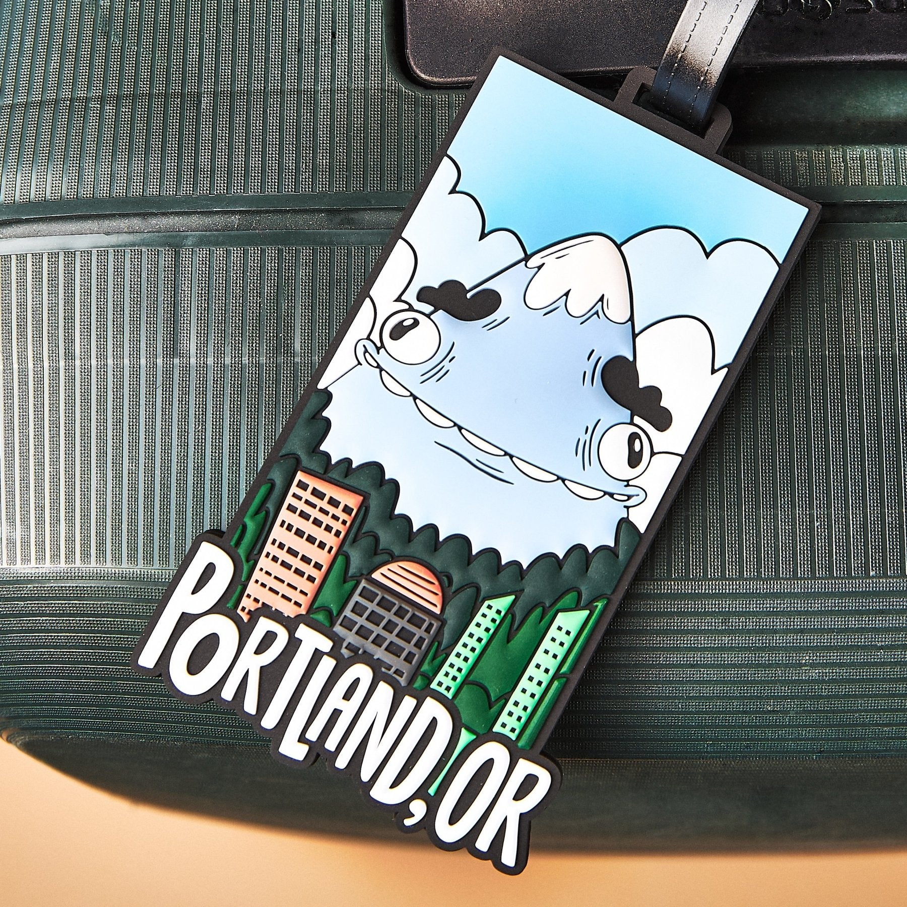 Mt. Hood, Portland Luggage Tag - alternate