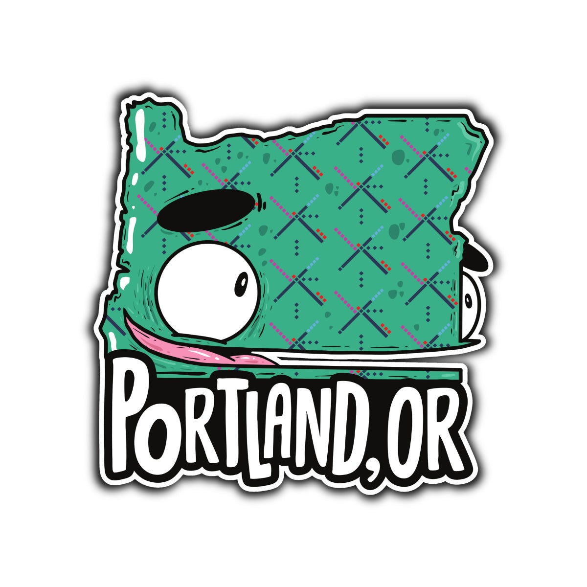 Portland, OR Carpet Sticker - primary