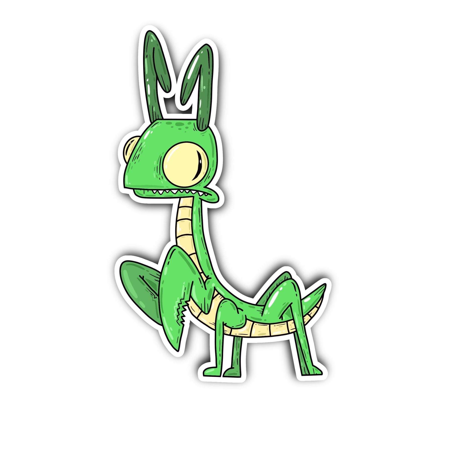 Praying Mantis Sticker - Mike Bennett Studios