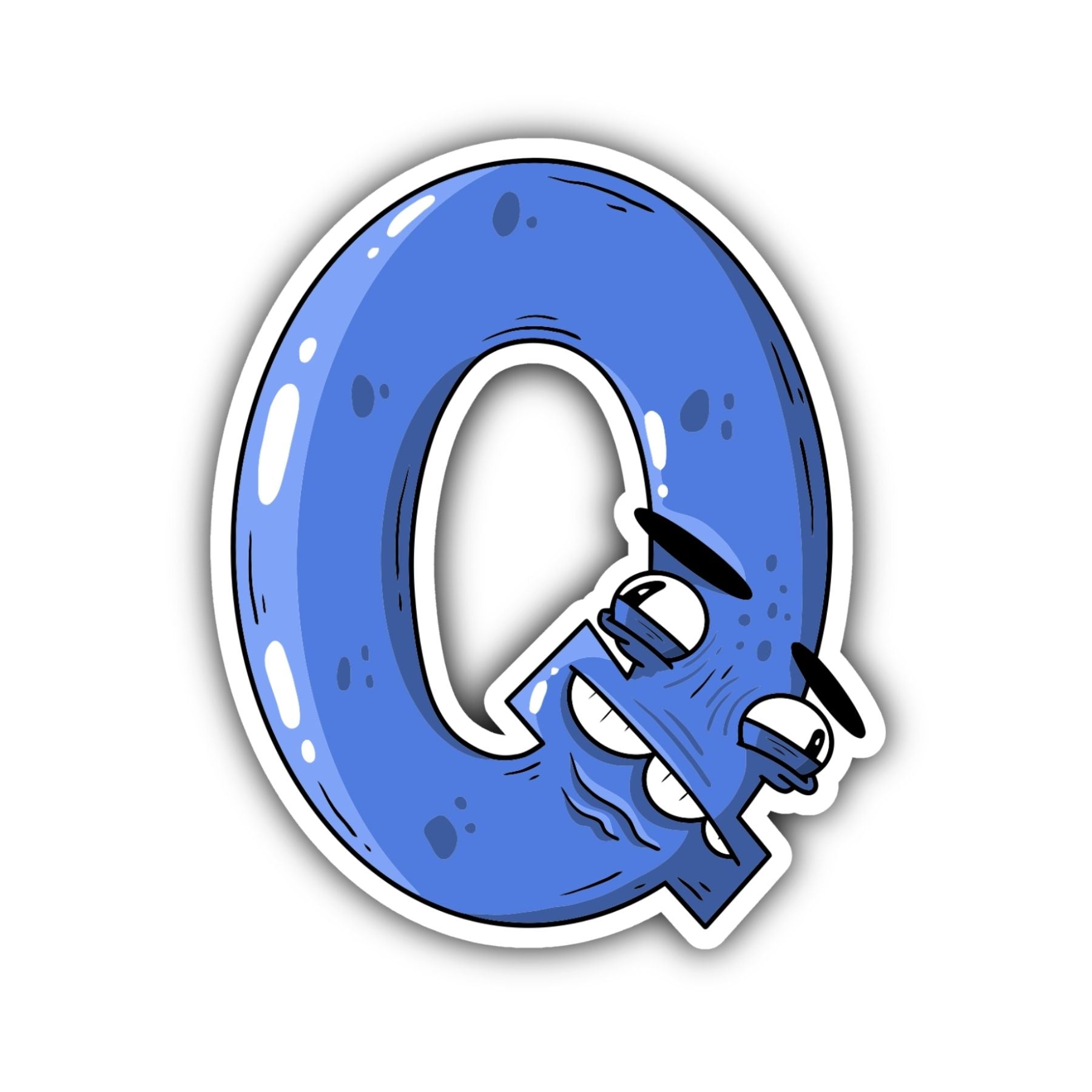 Q Letter Sticker - Mike Bennett Studios
