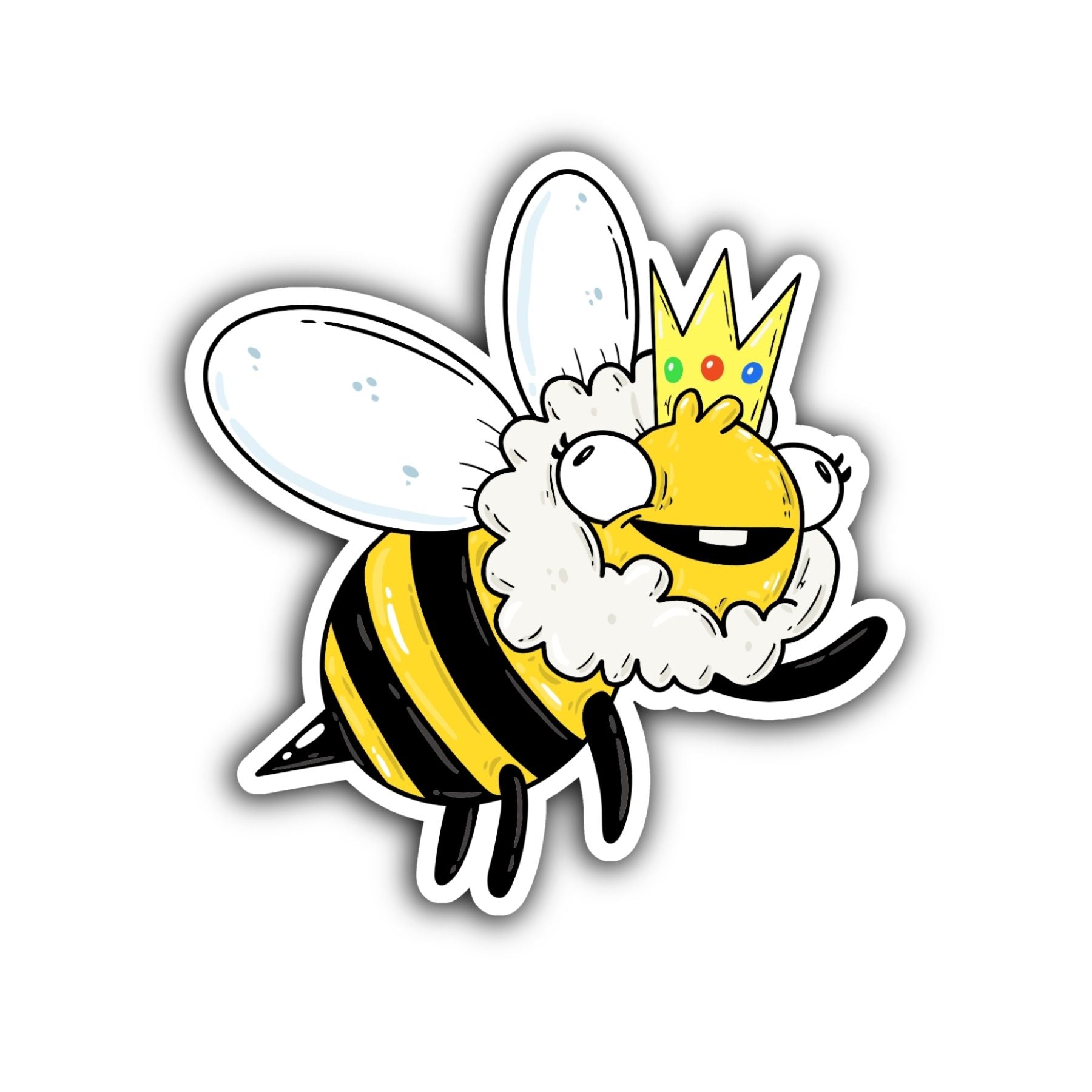 Queen Bee Sticker - Mike Bennett Studios