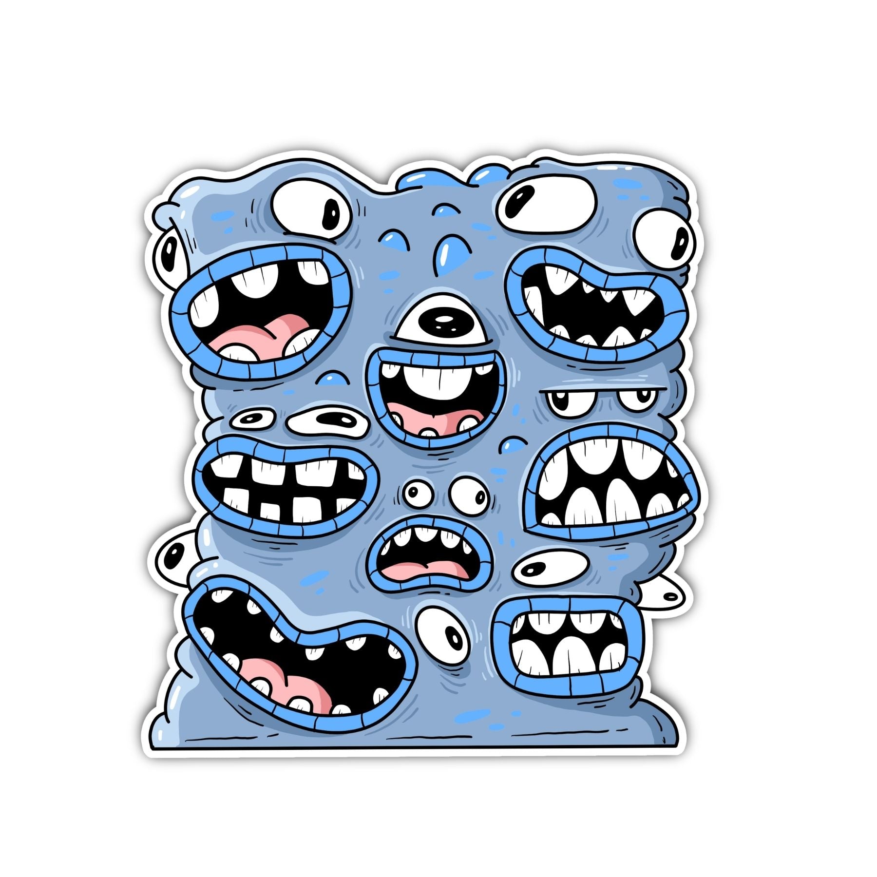 Quibble WW Monster Sticker - Mike Bennett Studios