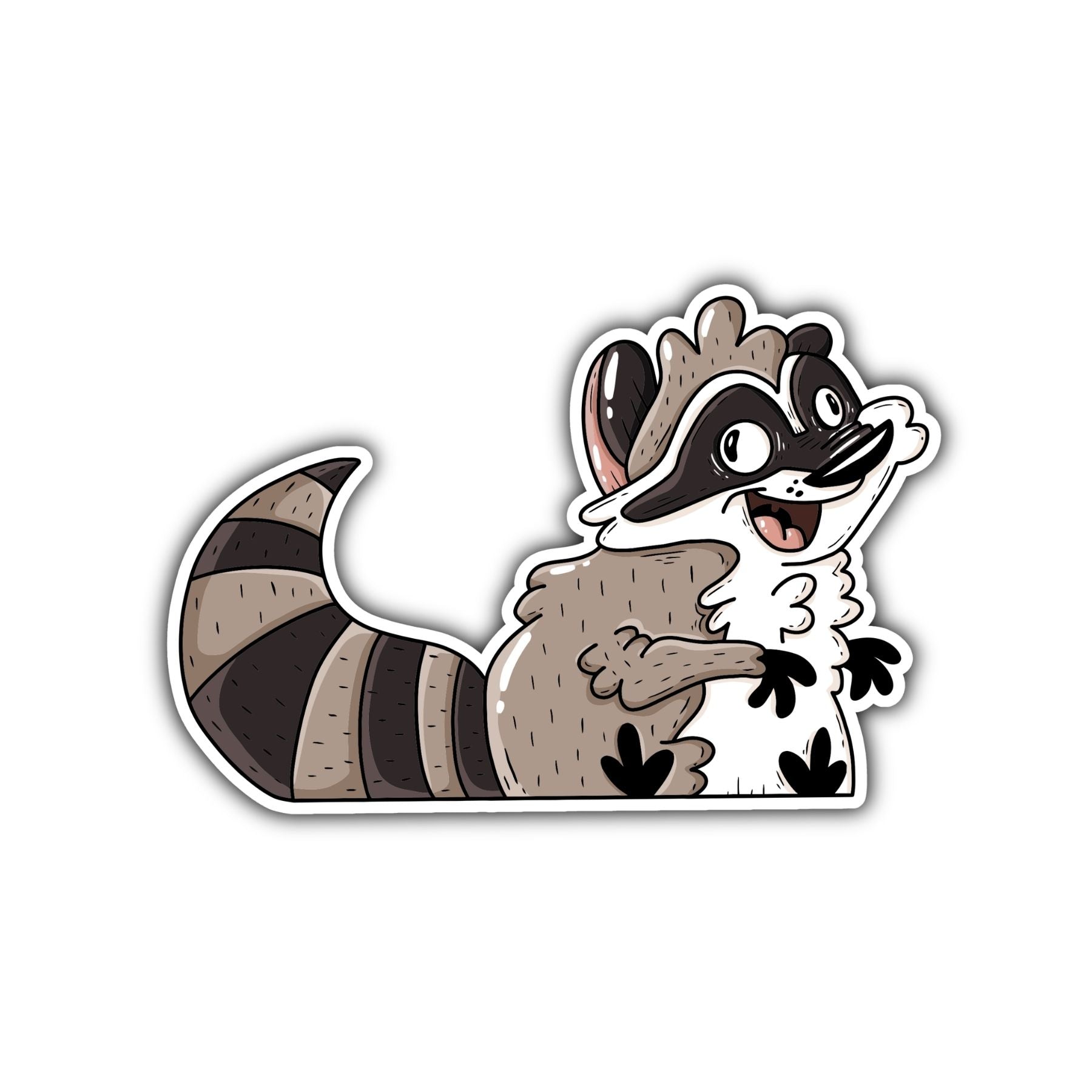 Raccoon Sticker - Mike Bennett Studios