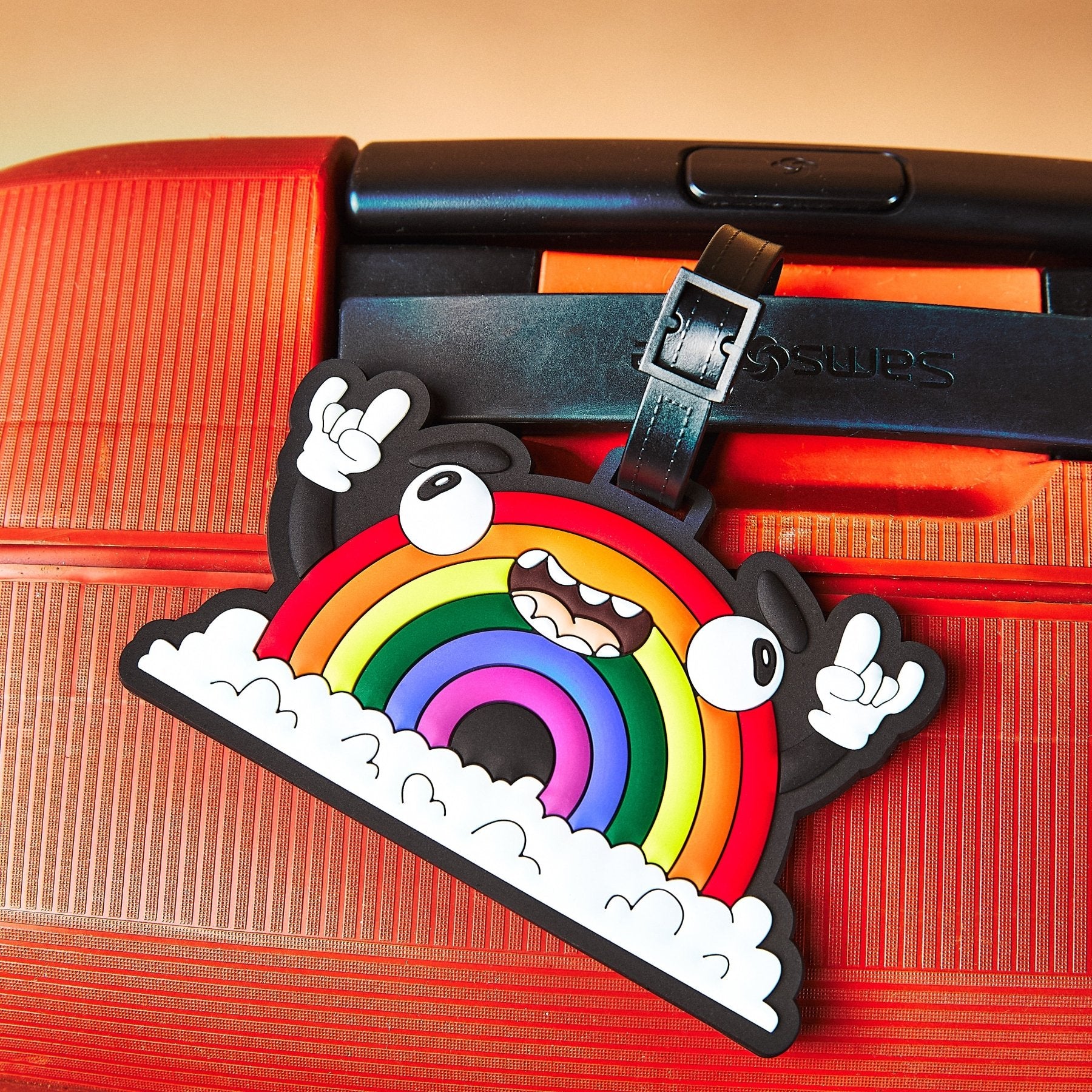 Rainbow Luggage Tag - alternate