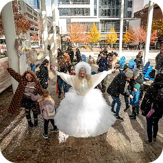 <p><strong>Snow Day Village<br/></strong>A magical holiday wonderland</p>