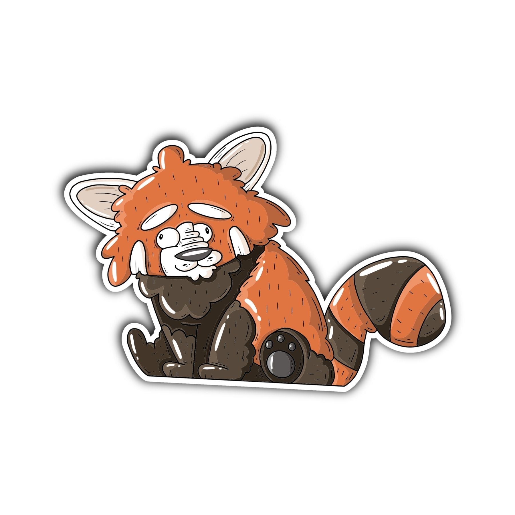 Red Panda Sticker - Mike Bennett Studios
