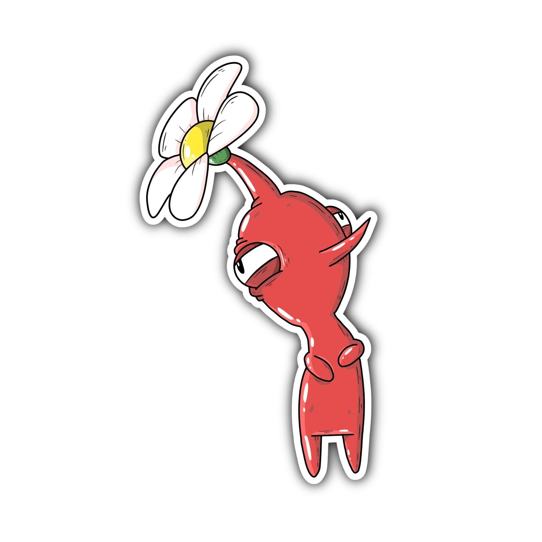 Red Pikmin Sticker - Mike Bennett Studios