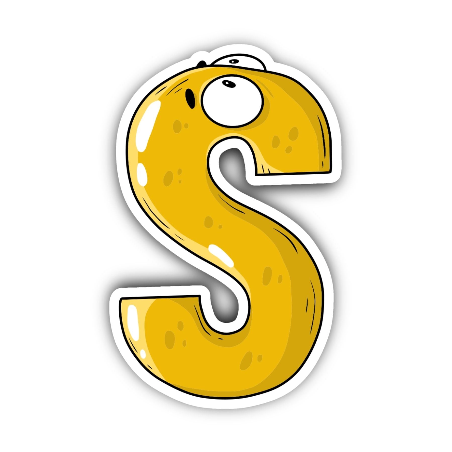 S Letter Sticker - Mike Bennett Studios