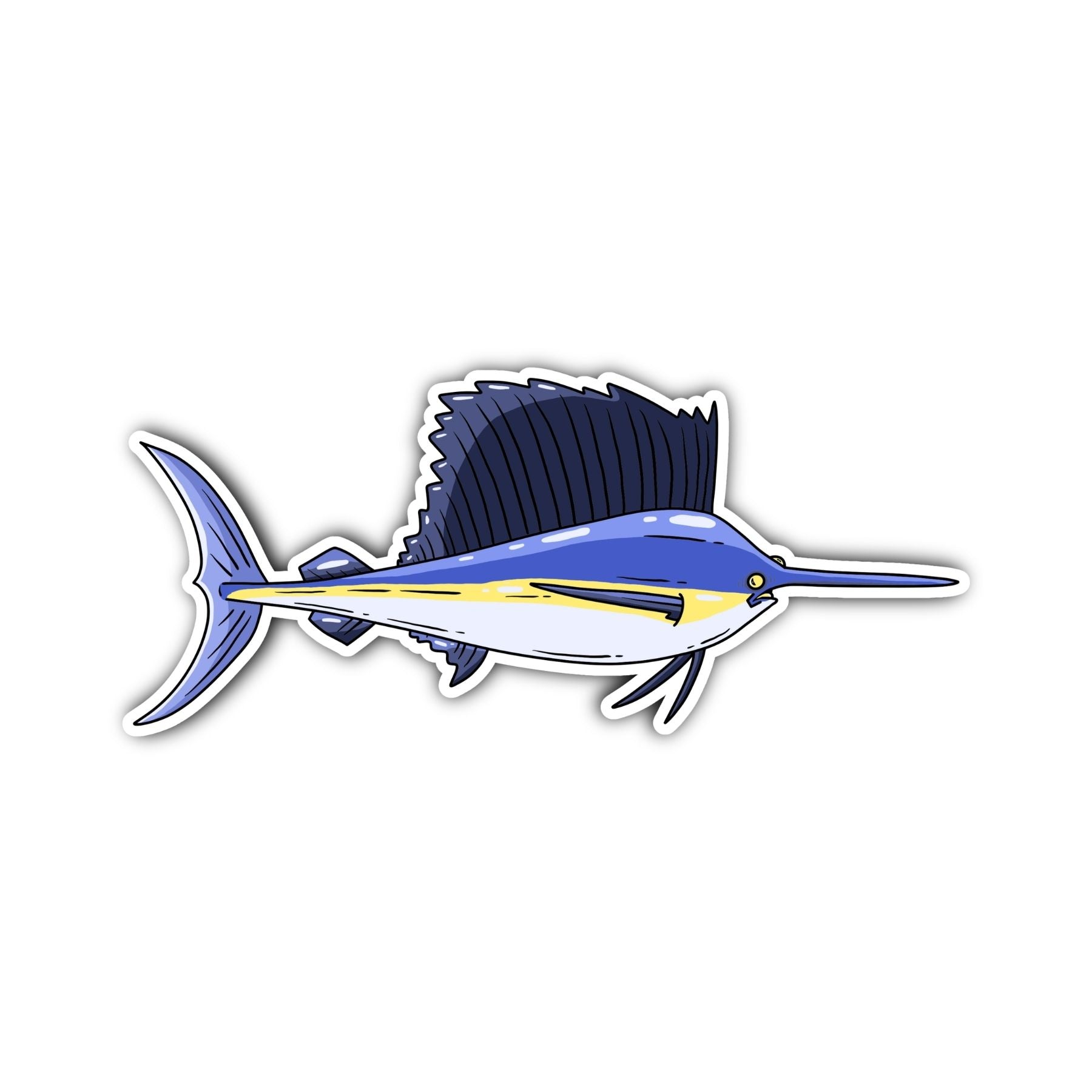 Sailfish Sticker - Mike Bennett Studios