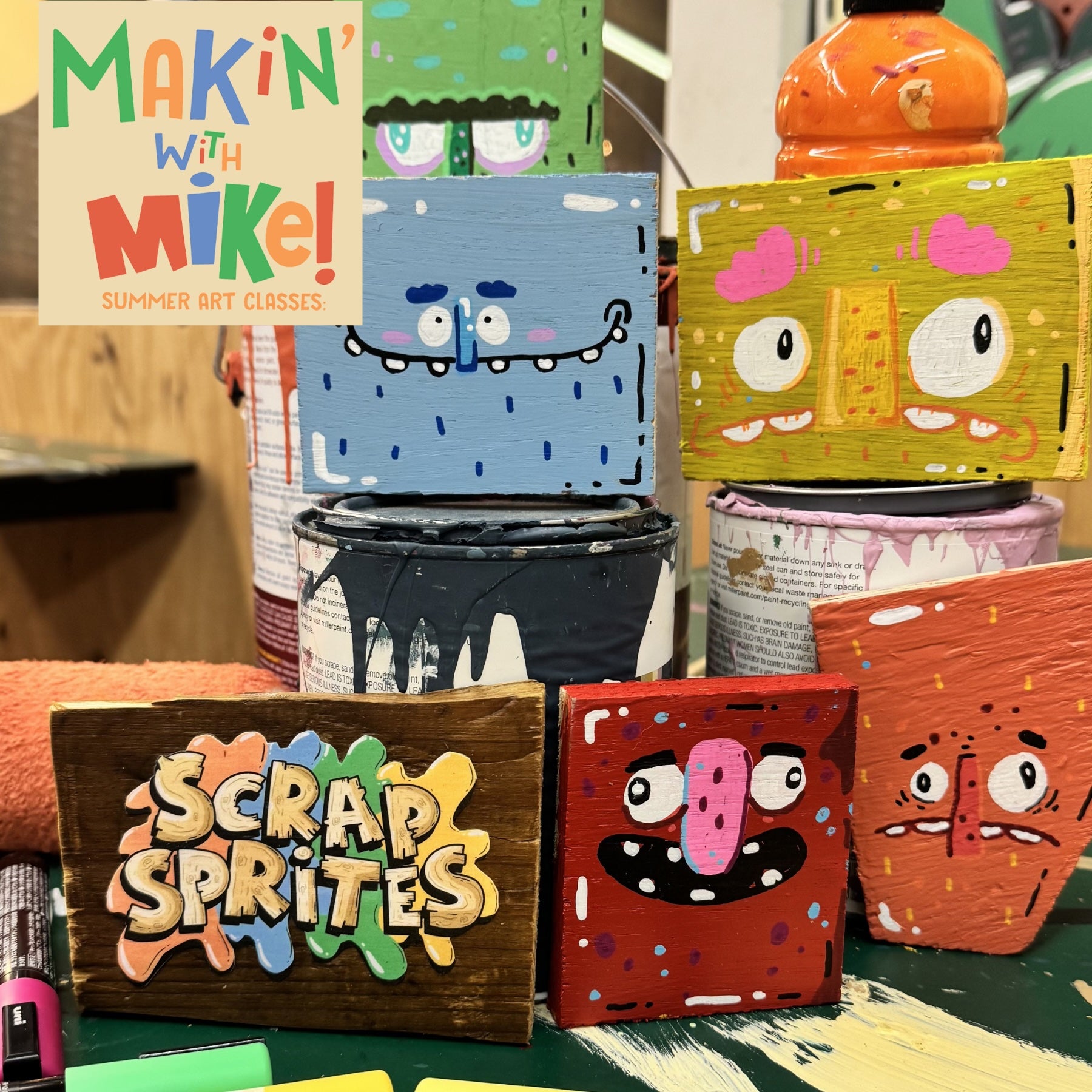 Makin' With Mike: Scrap Sprites! — 8/4/26