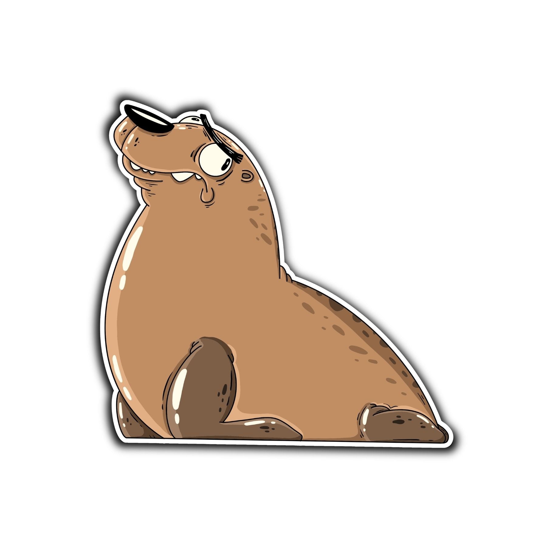 Sea Lion Sticker - Mike Bennett Studios