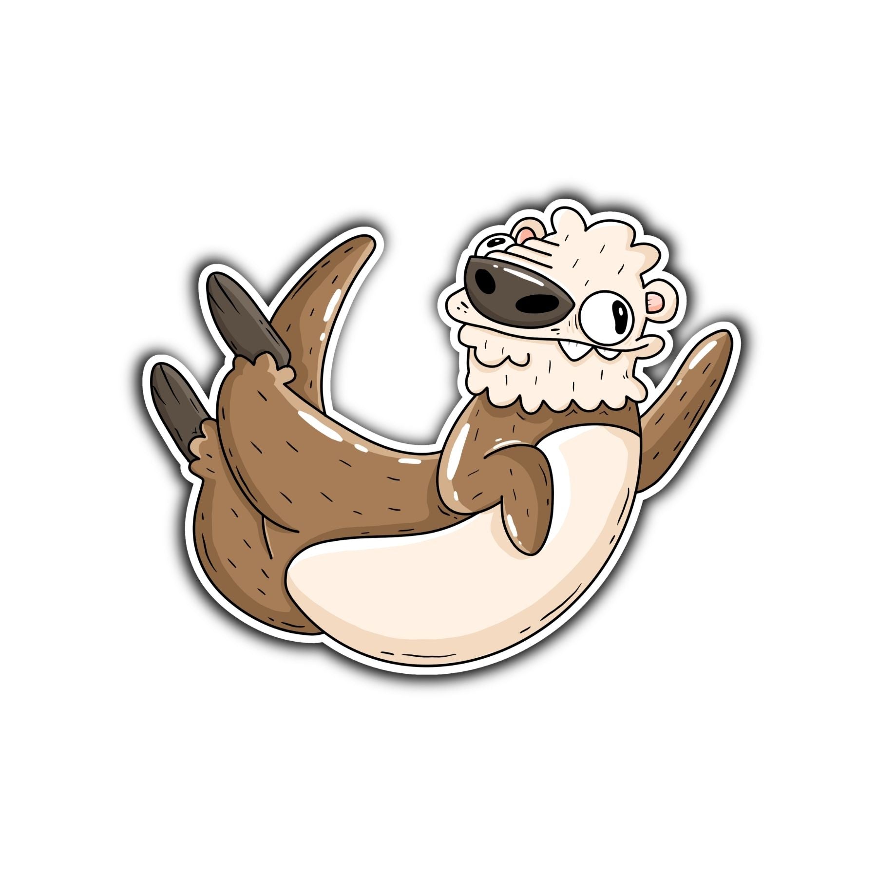 Sea Otter IV Sticker - Mike Bennett Studios