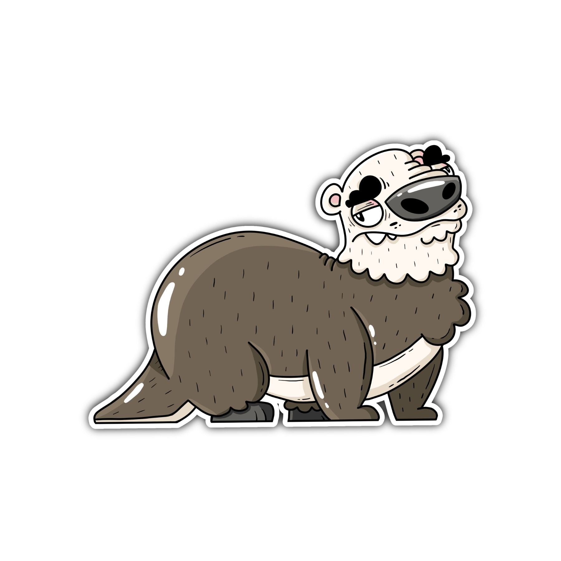 Sea Otter IX Sticker - Mike Bennett Studios