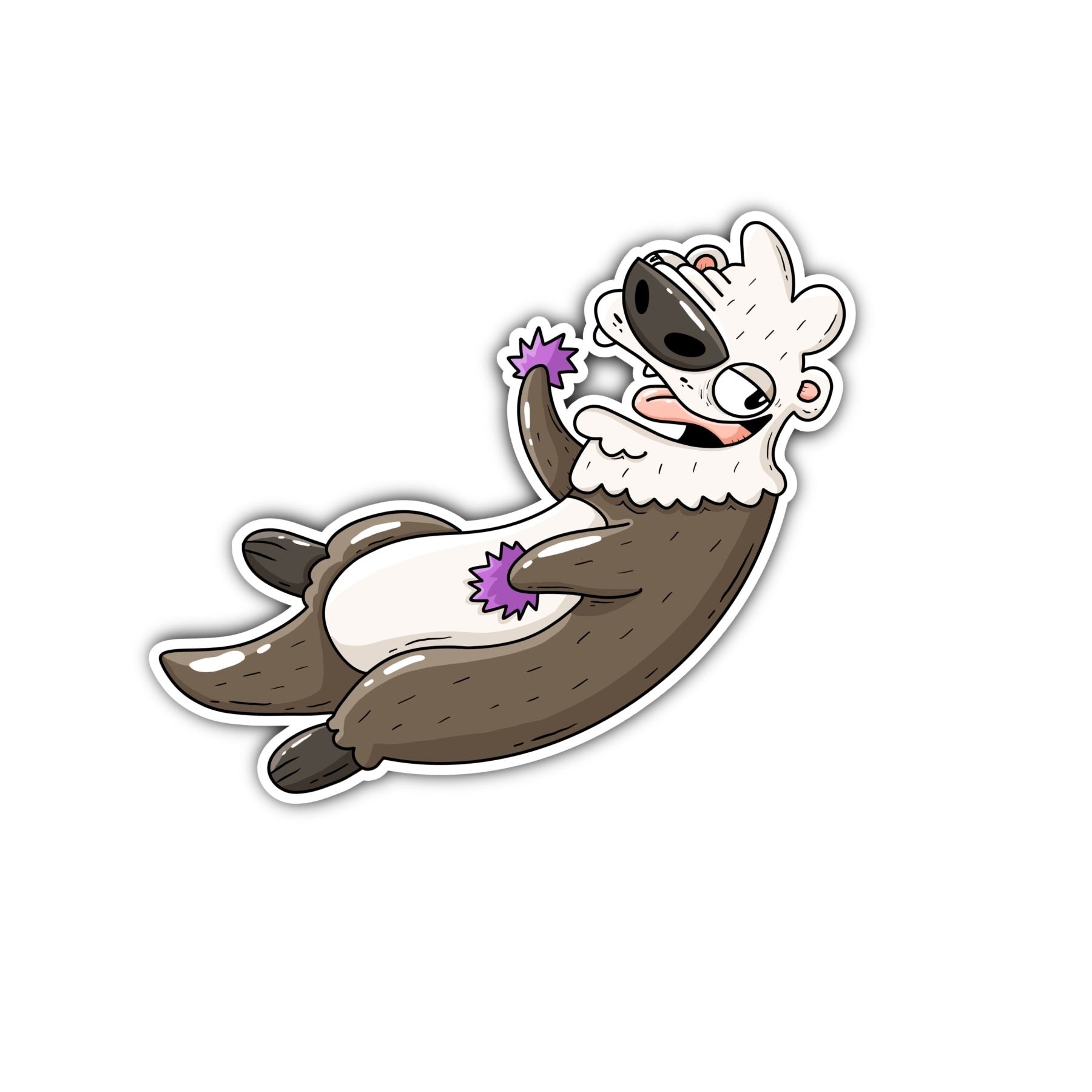 Sea Otter VI Sticker - Mike Bennett Studios