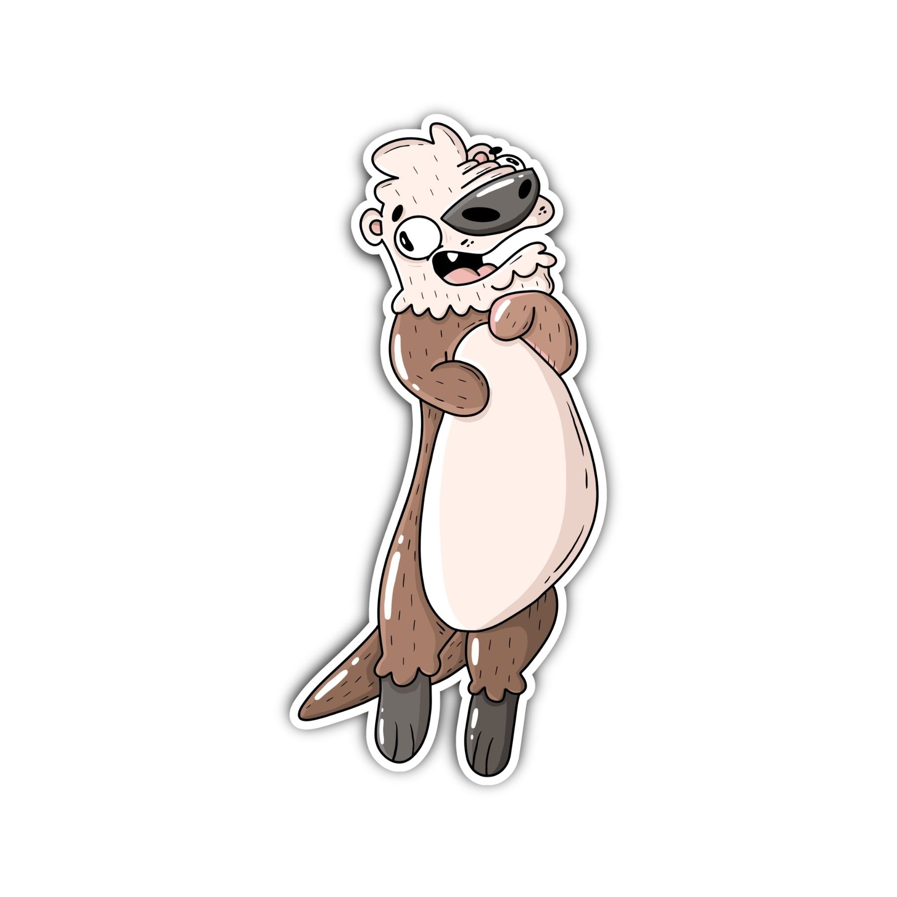 Sea Otter XI Sticker - Mike Bennett Studios