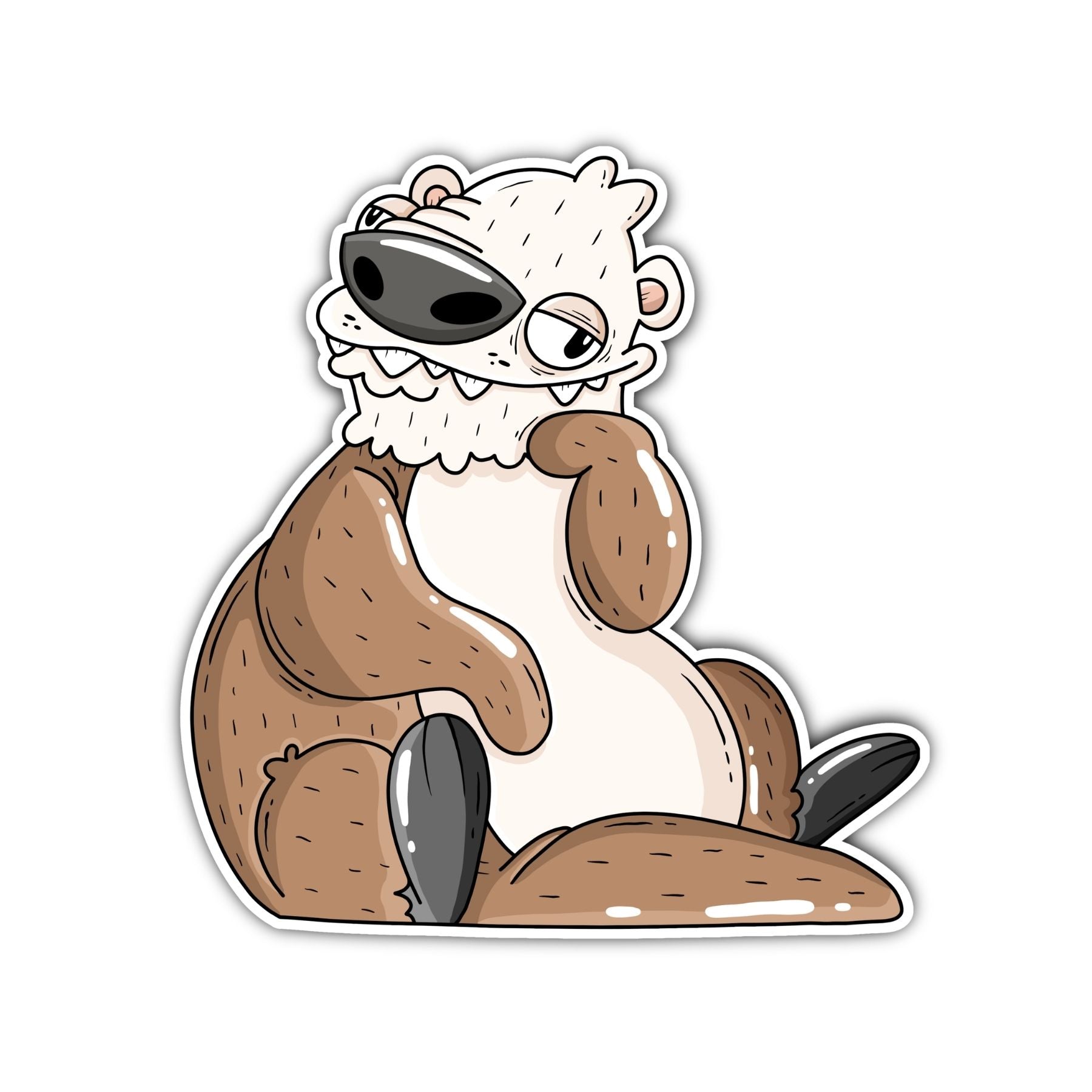Sea Otter XV Sticker - Mike Bennett Studios