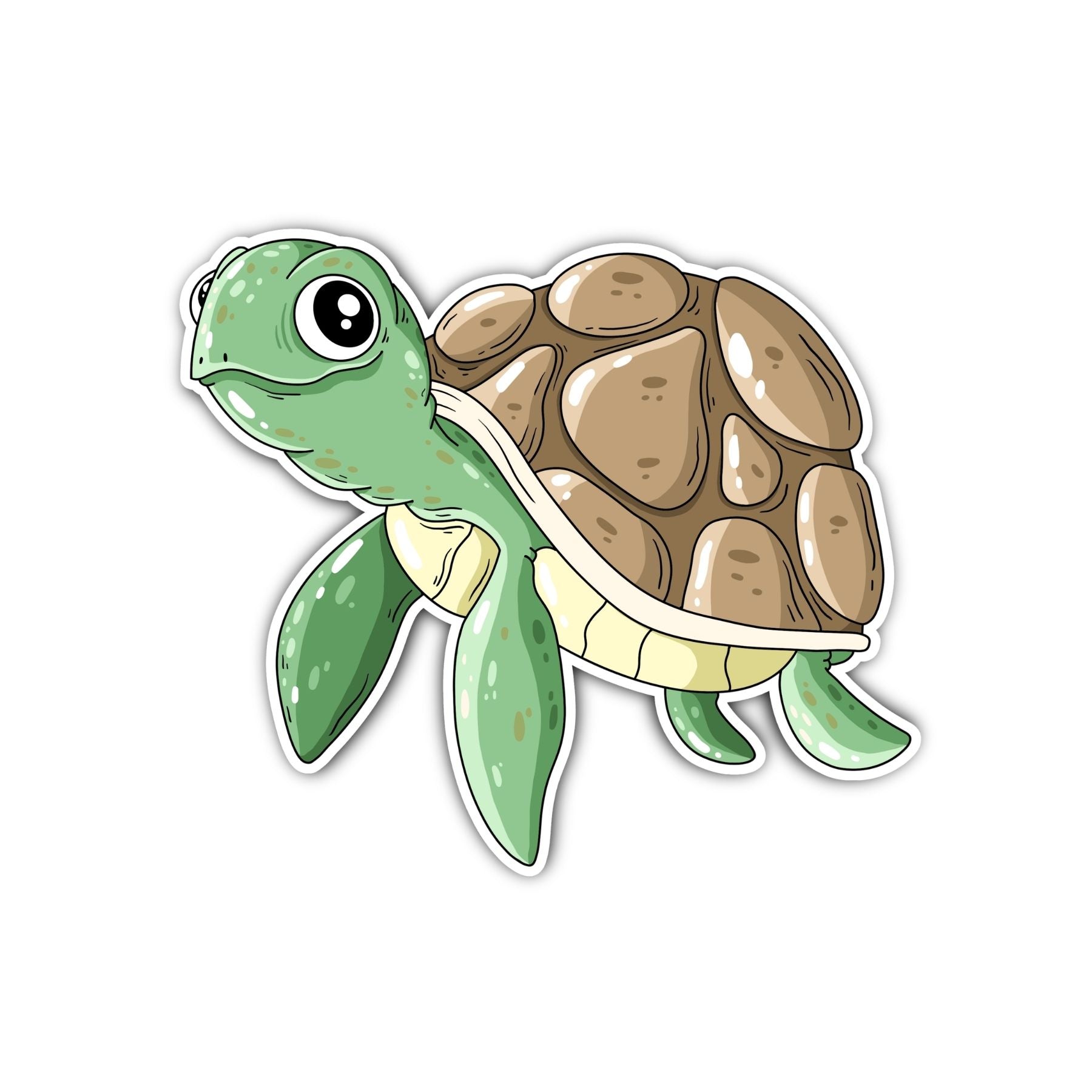 Sea Turtle Sticker - Mike Bennett Studios
