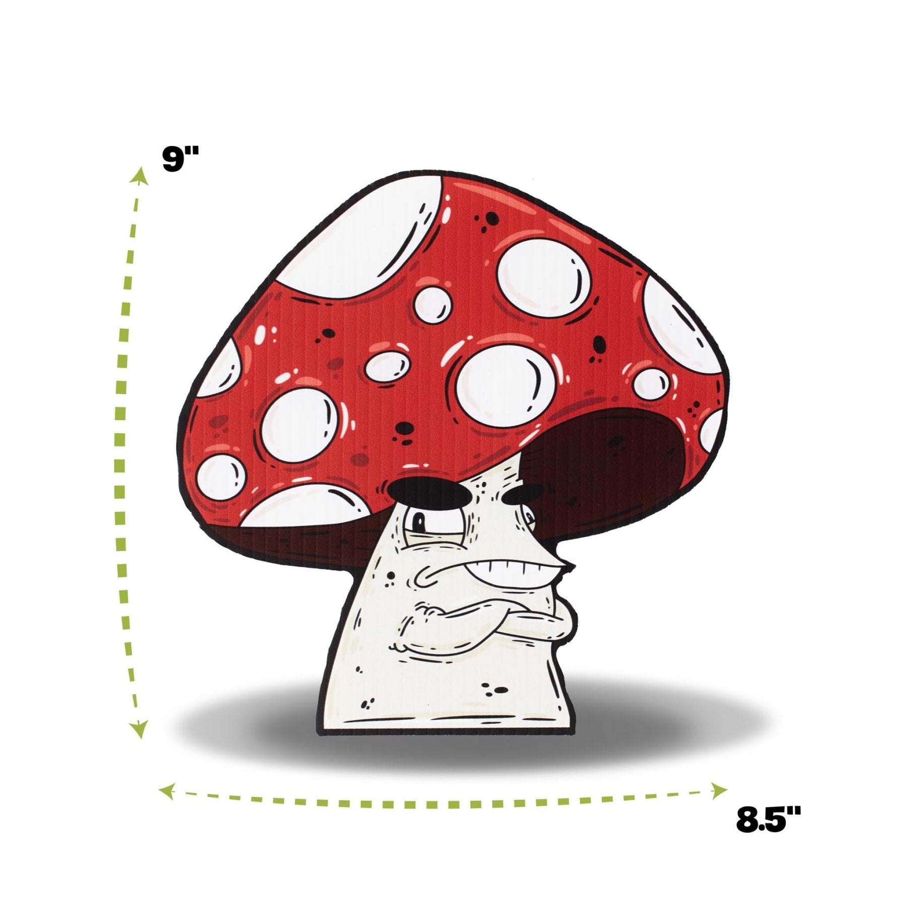 Shroomie "Diego" Mini Yard Sign - Mike Bennett Studios