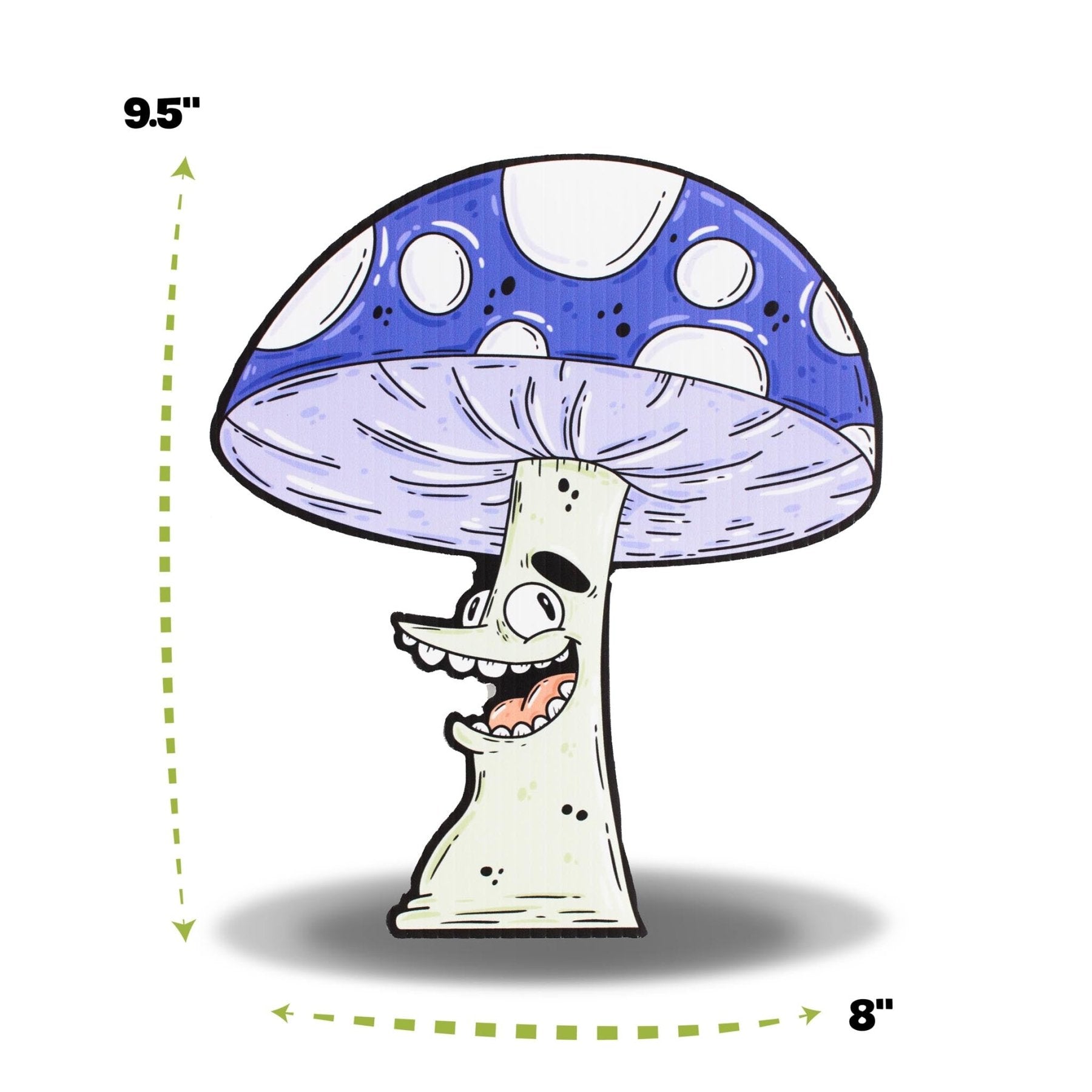 Shroomie "Heather" Mini Yard Sign - Mike Bennett Studios