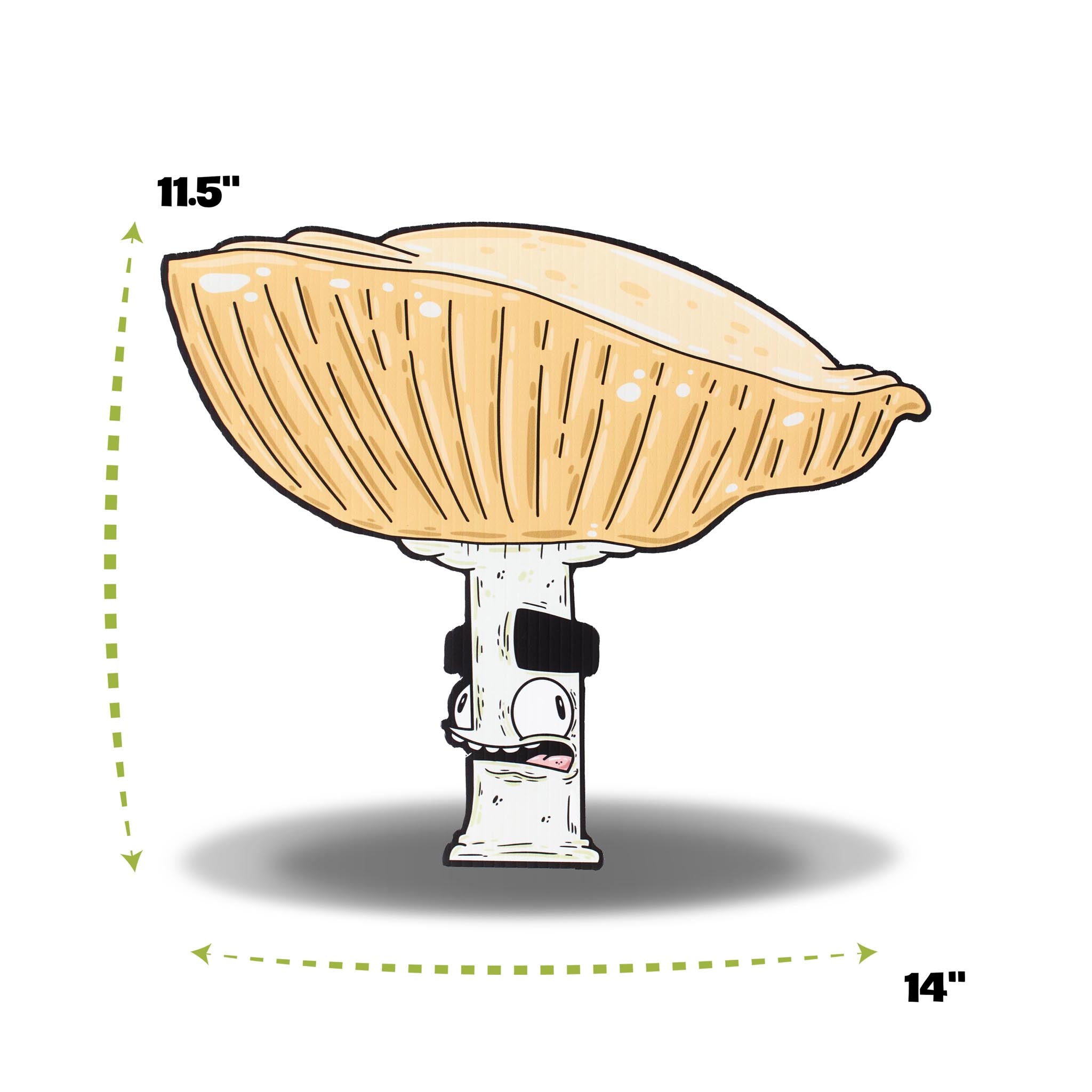 Shroomie "Murph" Mini Yard Sign - Mike Bennett Studios