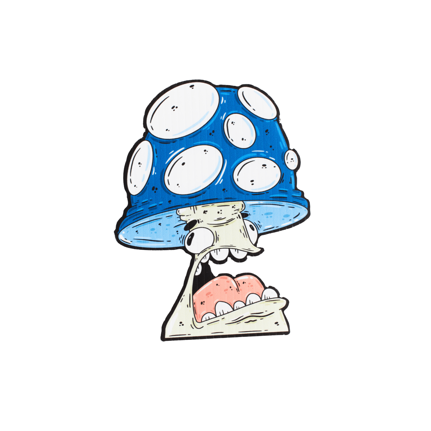 Blue Shroomie Mini Yard Sign - primary