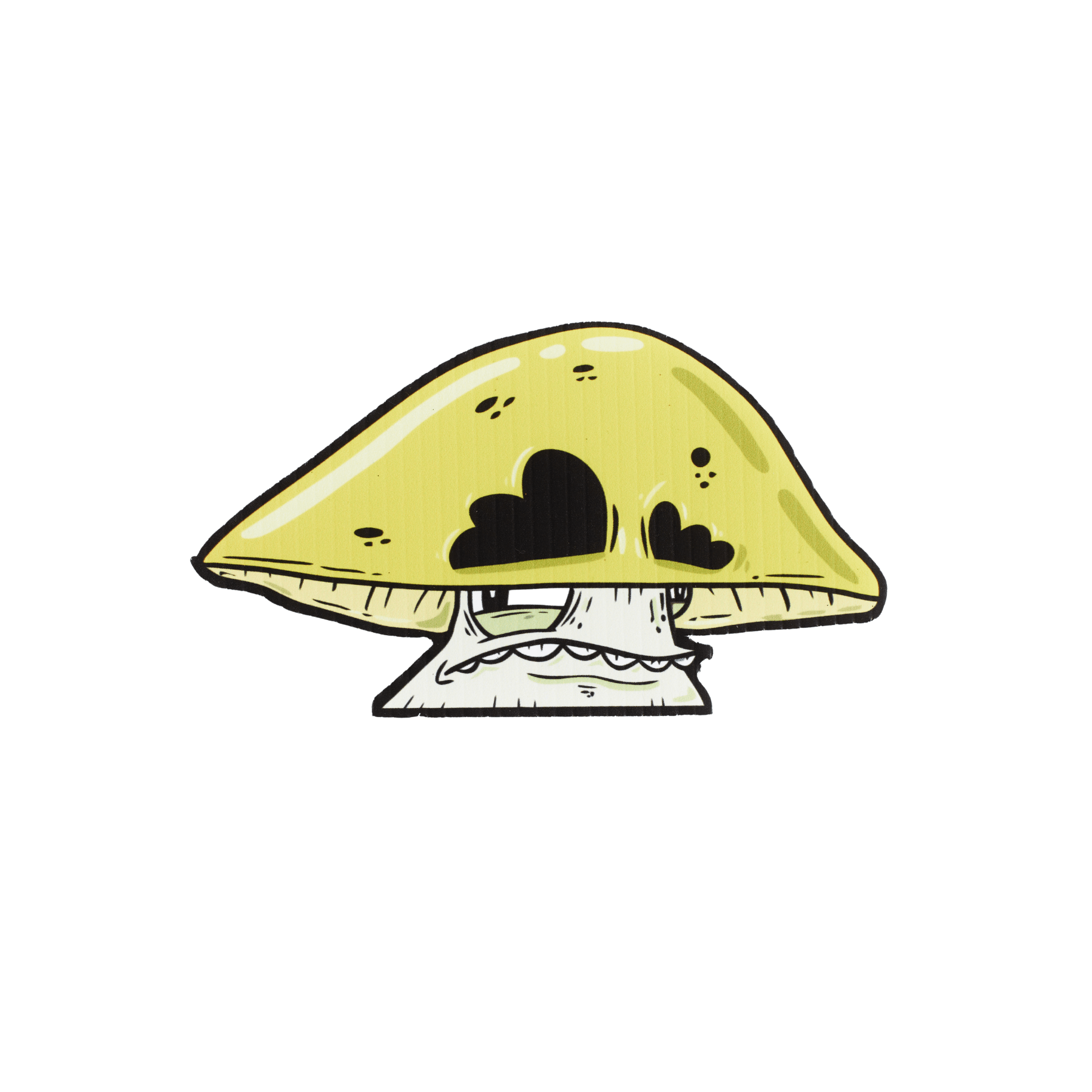 Yellow Shroomie Mini Yard Sign - primary
