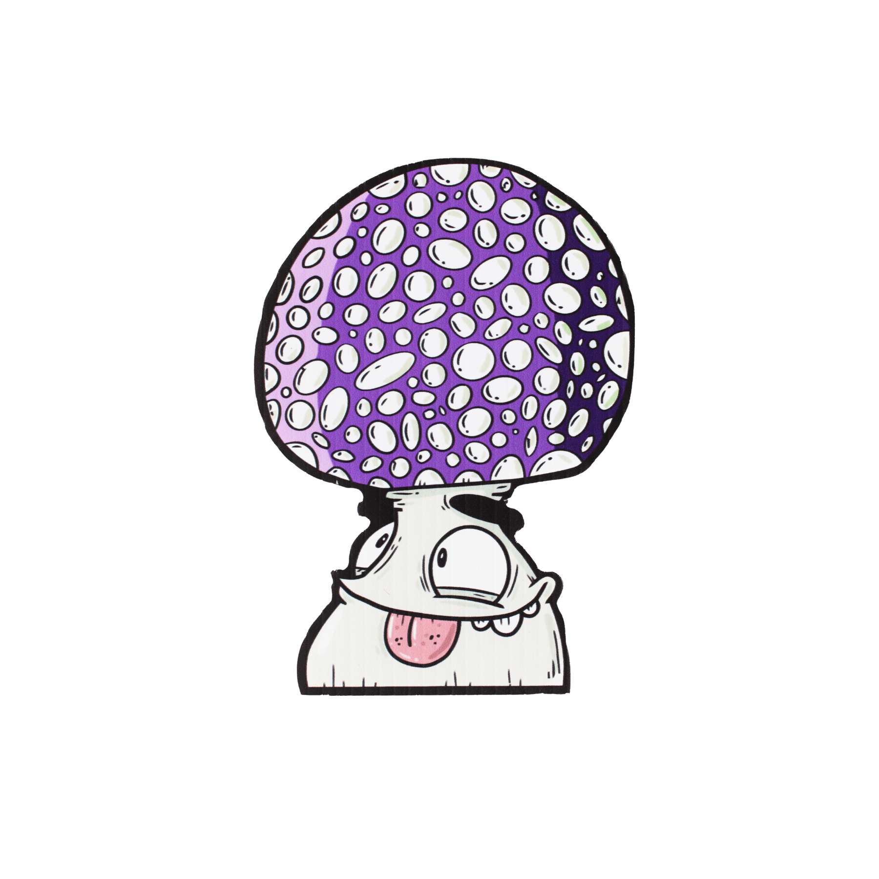 Purple Shroomie Mini Yard Sign - primary