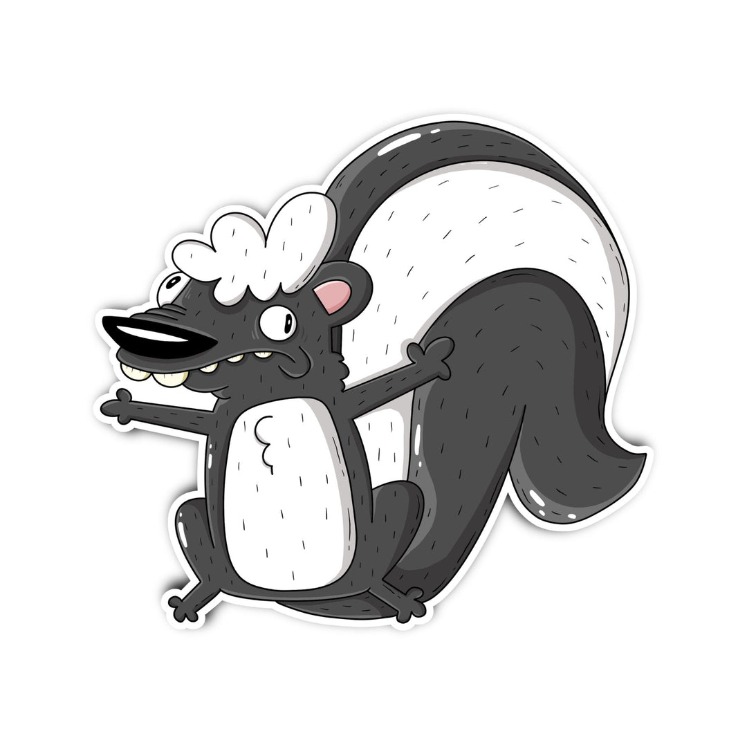 Skunk Sticker Skunk Splat Vinyl Sticker | Mike Bennett Studios