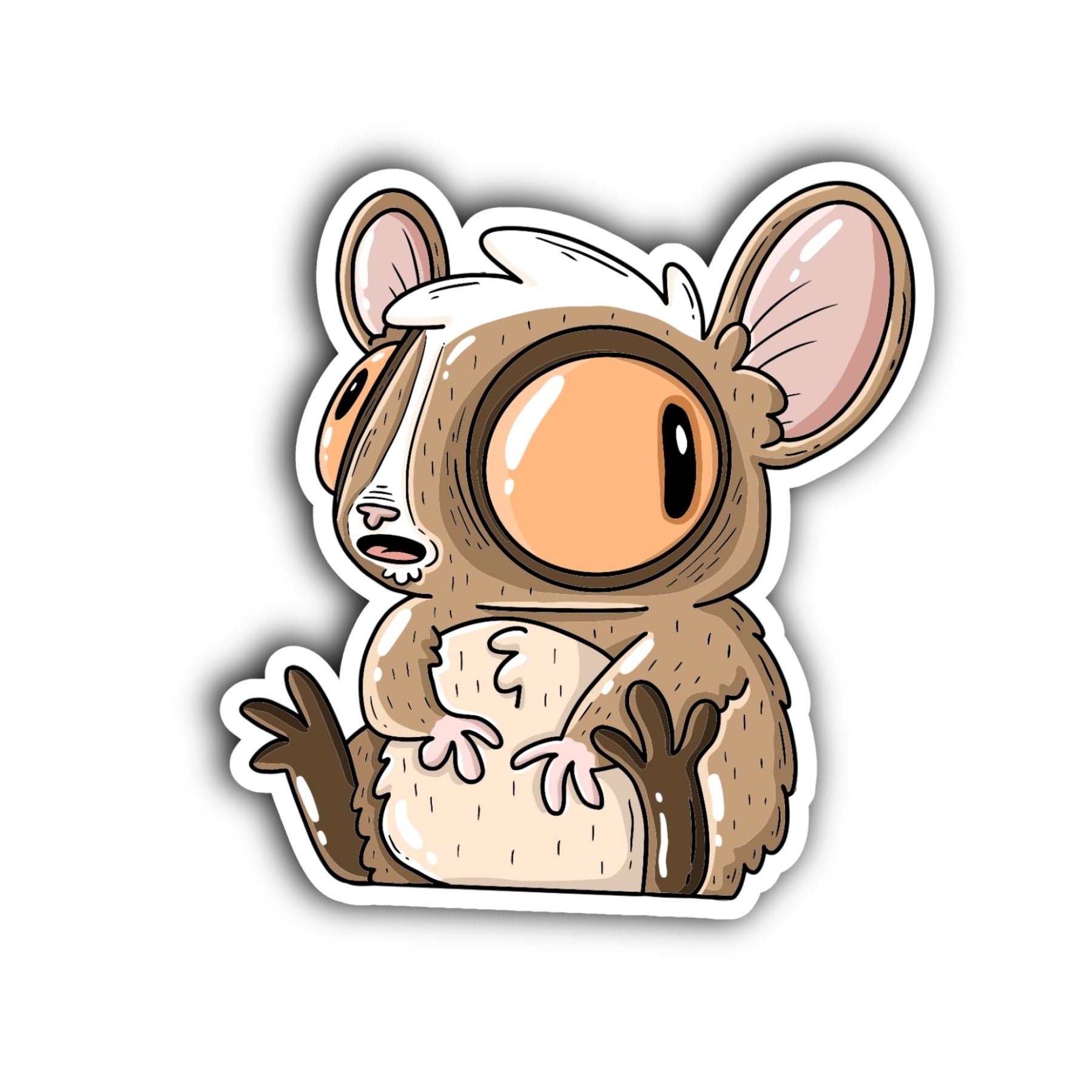 Slow Loris Sticker - Mike Bennett Studios