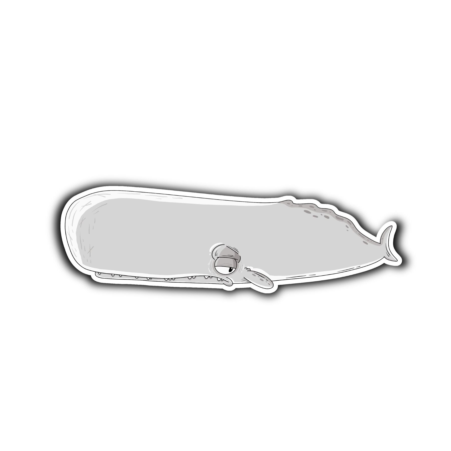 Sperm Whale Sticker - Mike Bennett Studios
