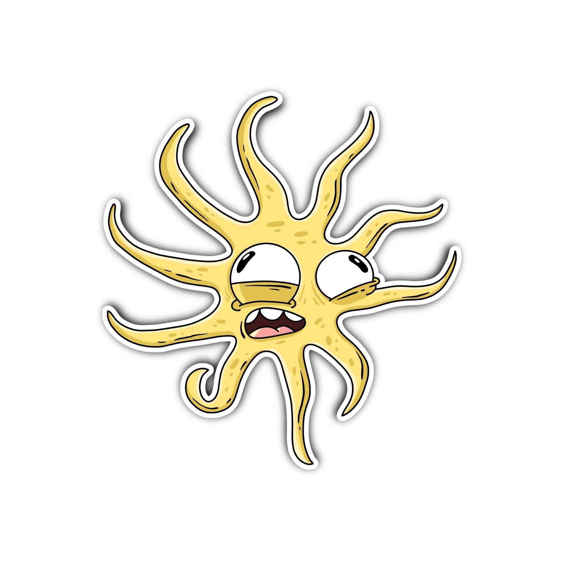 Sunflower Seastar Sticker - Mike Bennett Studios