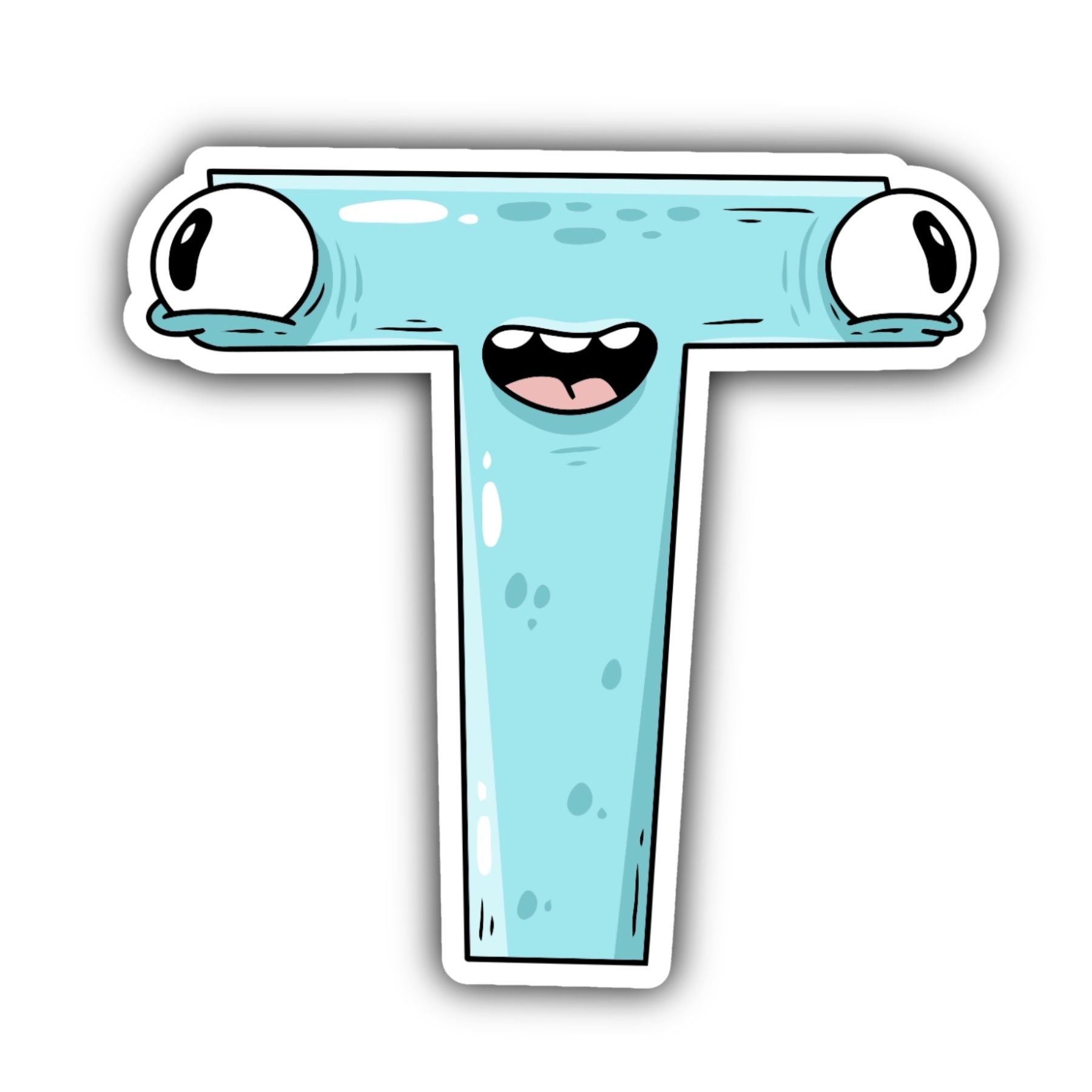 T Letter Sticker - Mike Bennett Studios