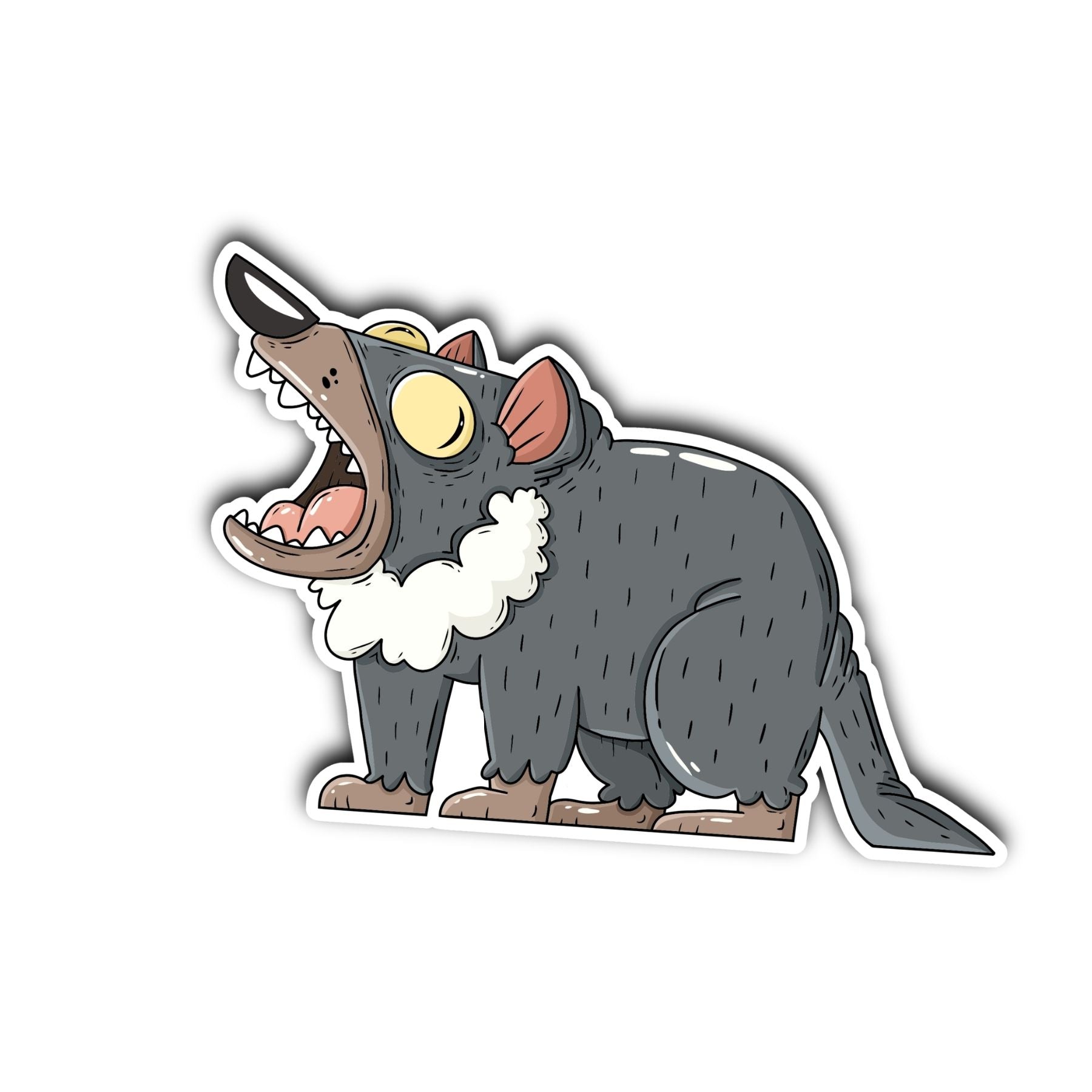 Tasmanian Devil Sticker - Mike Bennett Studios