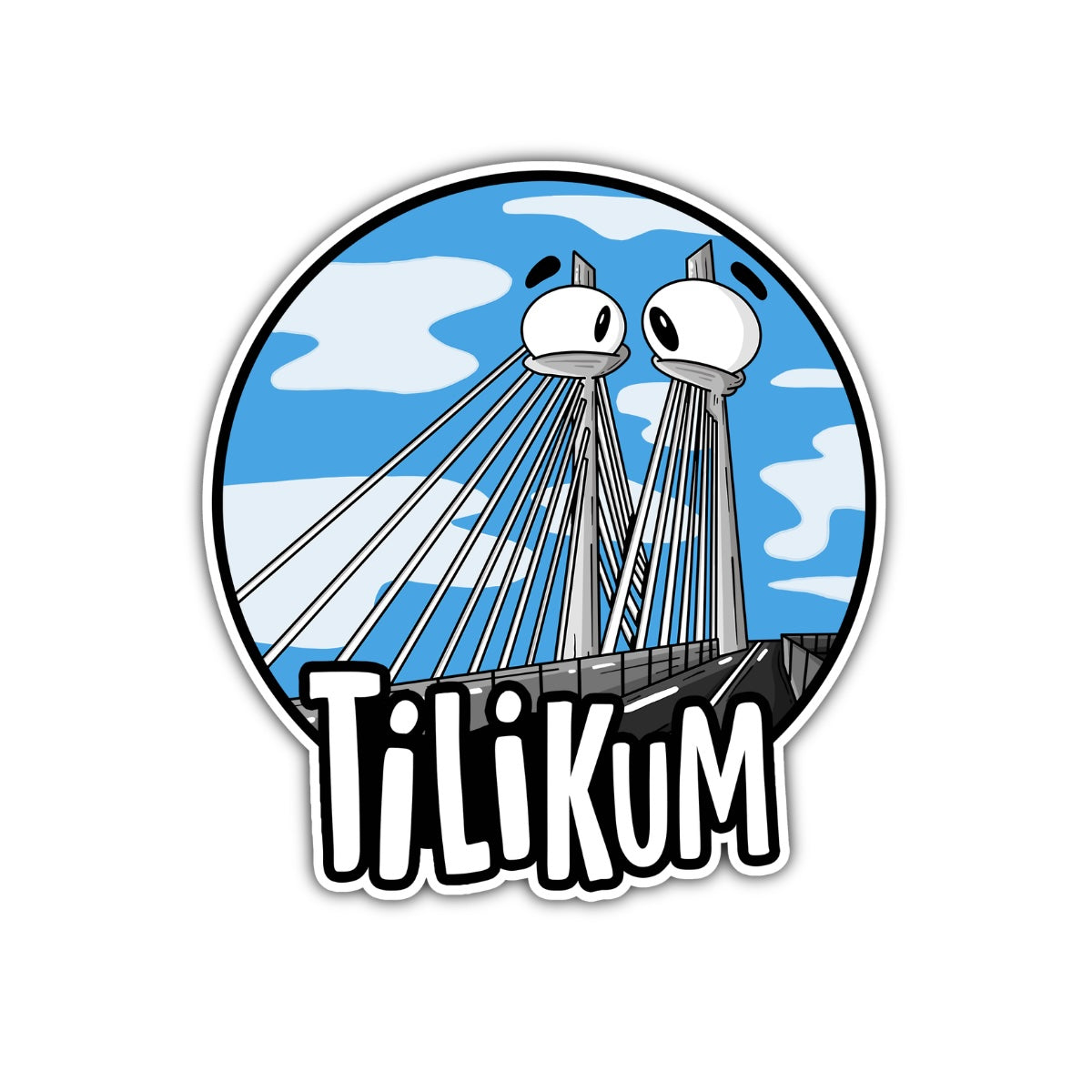 Tilikum Bridge Sticker - primary