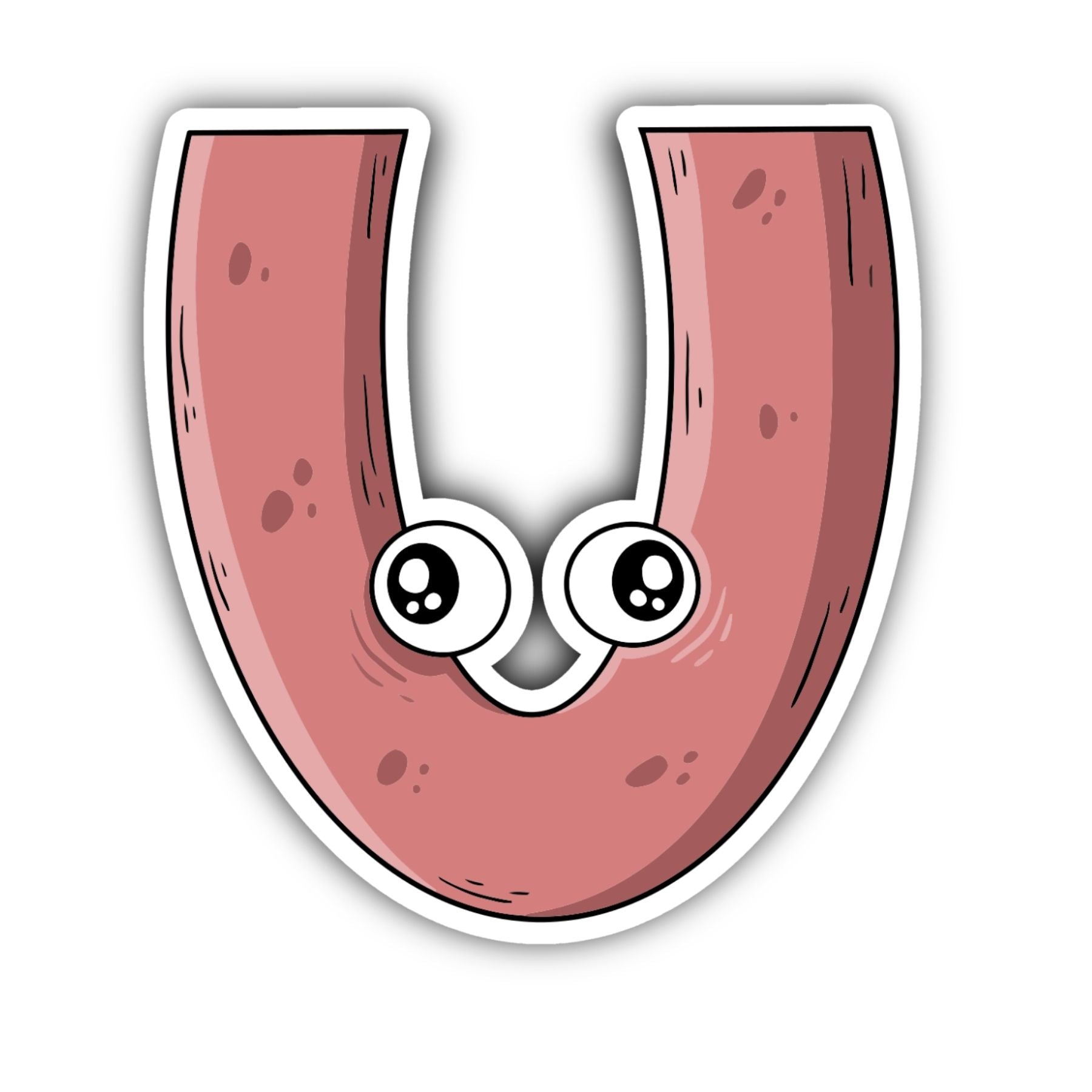 U Letter Sticker - Mike Bennett Studios