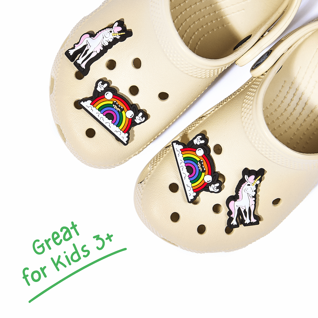 Unicorns and Rainbow Character Charm Set - Mike Bennett Studios