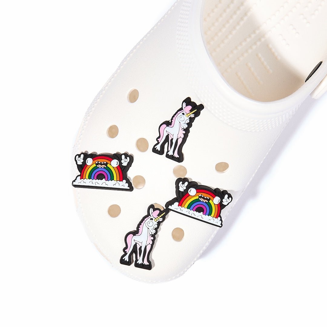 Unicorns and Rainbow Character Charm Set - primary