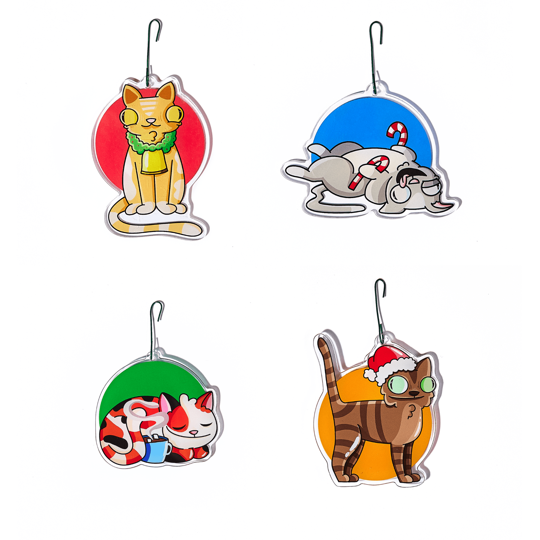 Cat Ornaments - Mike Bennett Studios